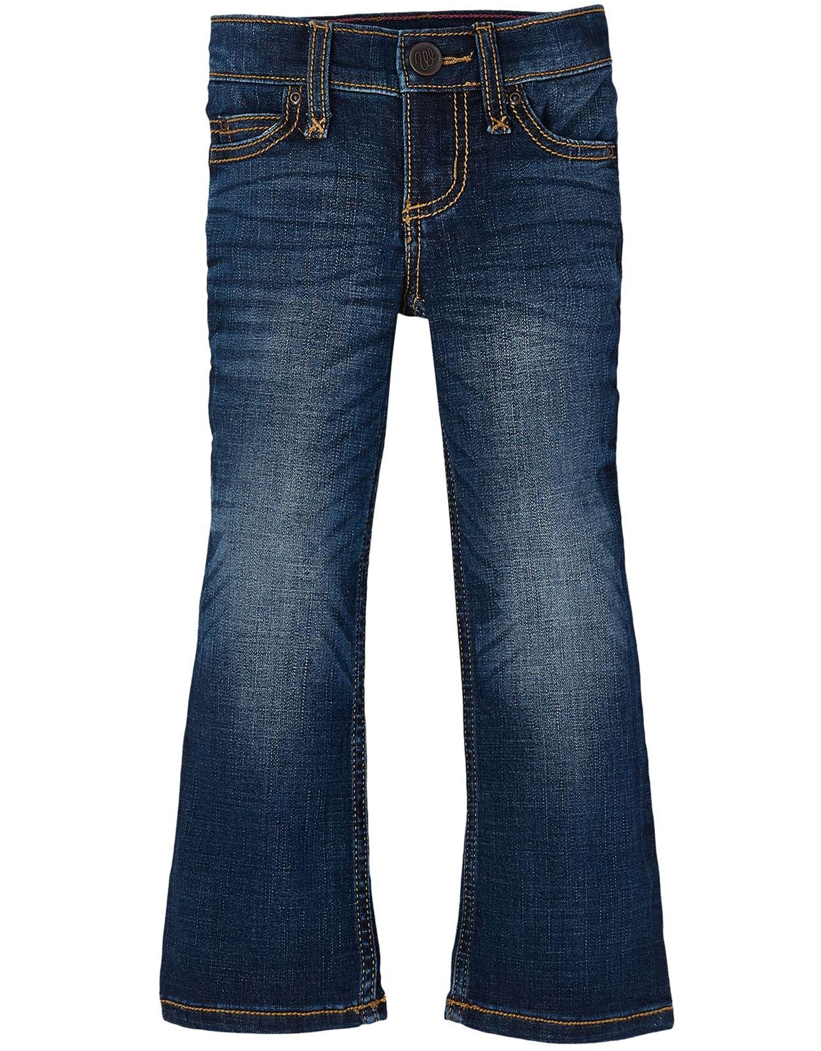 Girls Wrangler Jeans in MS Wash from Langston's - Boot Cut