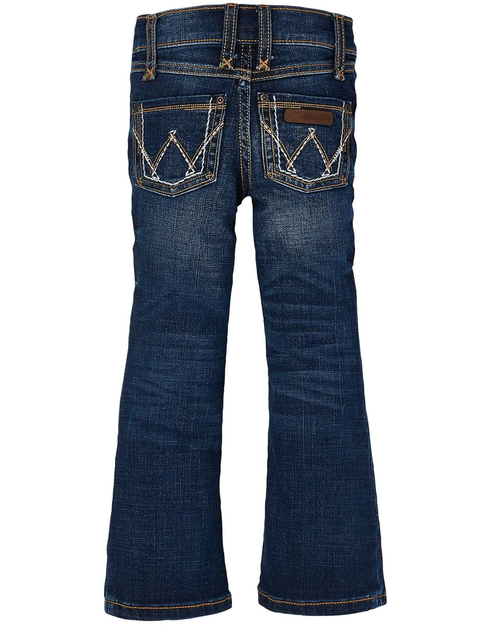 Wrangler Girls Stretch Jeans from Langston's - Dark