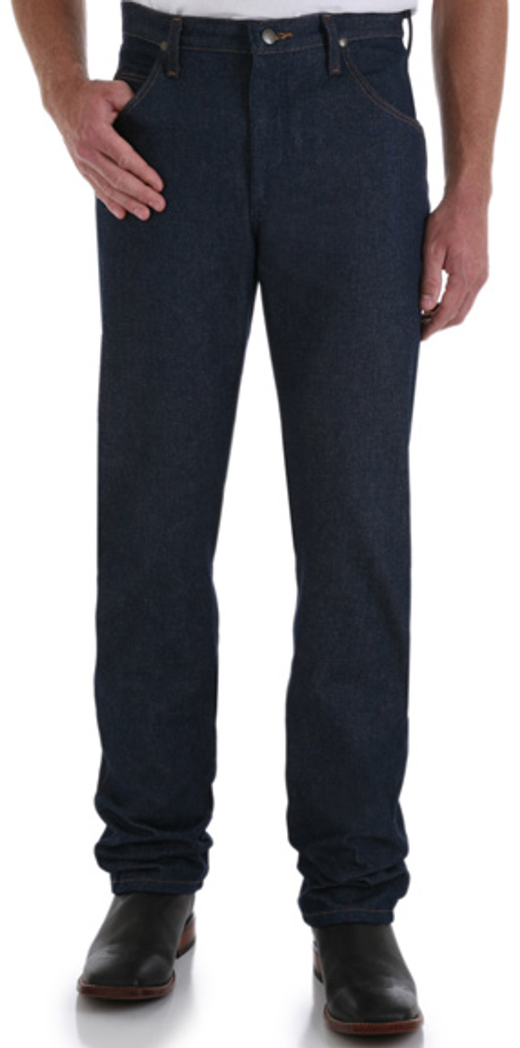 Mens Wrangler Performance Relaxed Fit Jean Denim