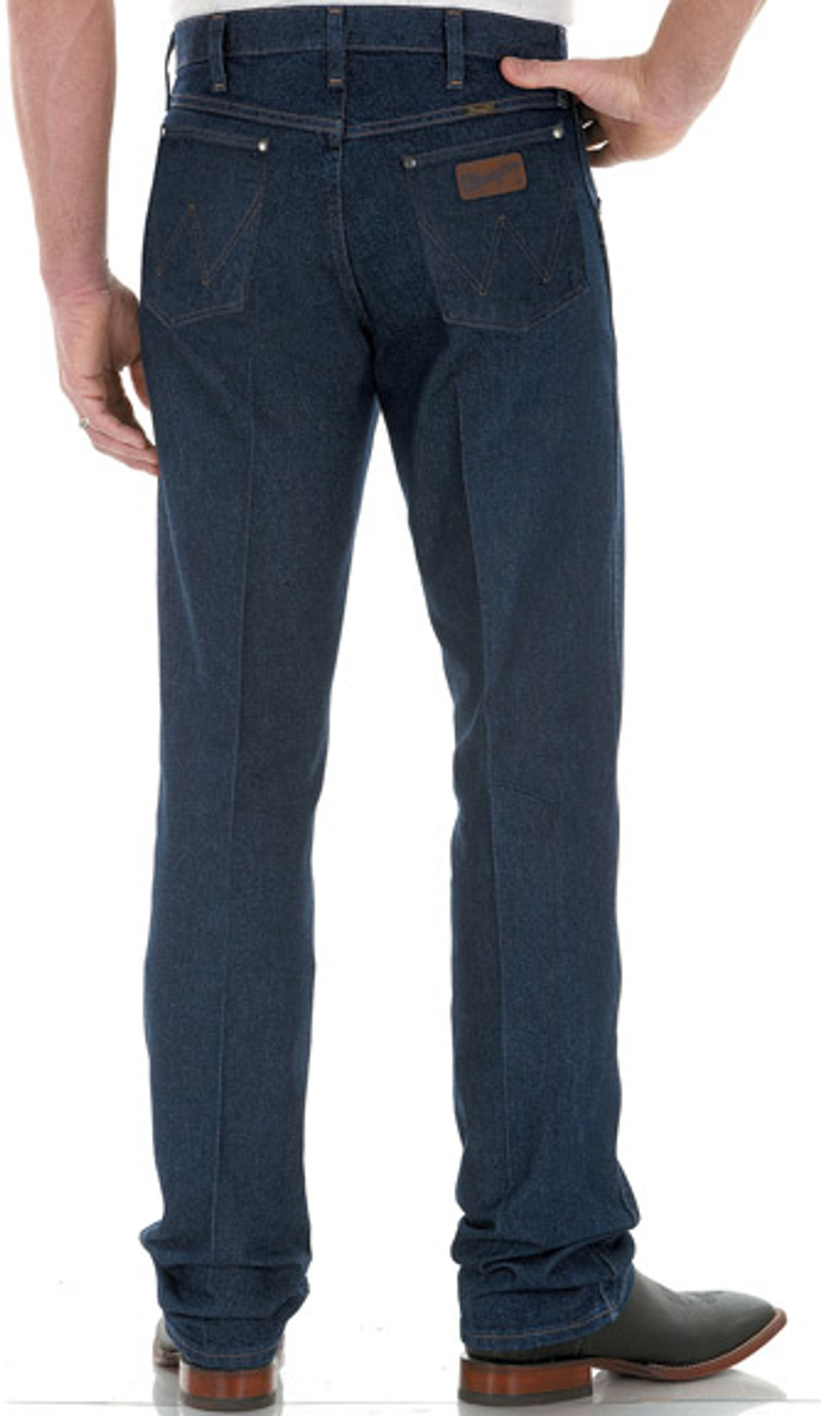 Wrangler Men's 47 Regular Mid Rise Regular Fit Tapered Leg Jeans - Prewash