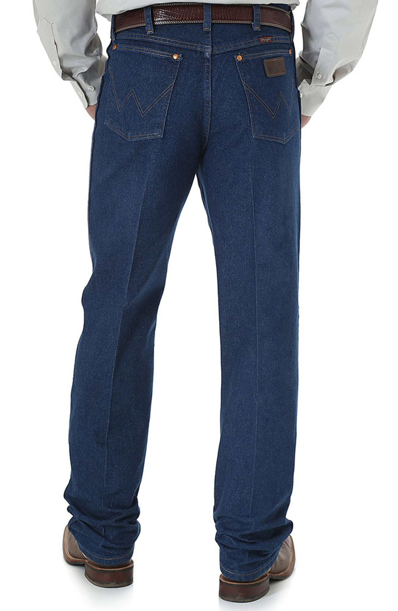 Wrangler Men's 31 Relaxed High Rise Relaxed Fit Tapered Leg Jeans - Prewashed Indigo