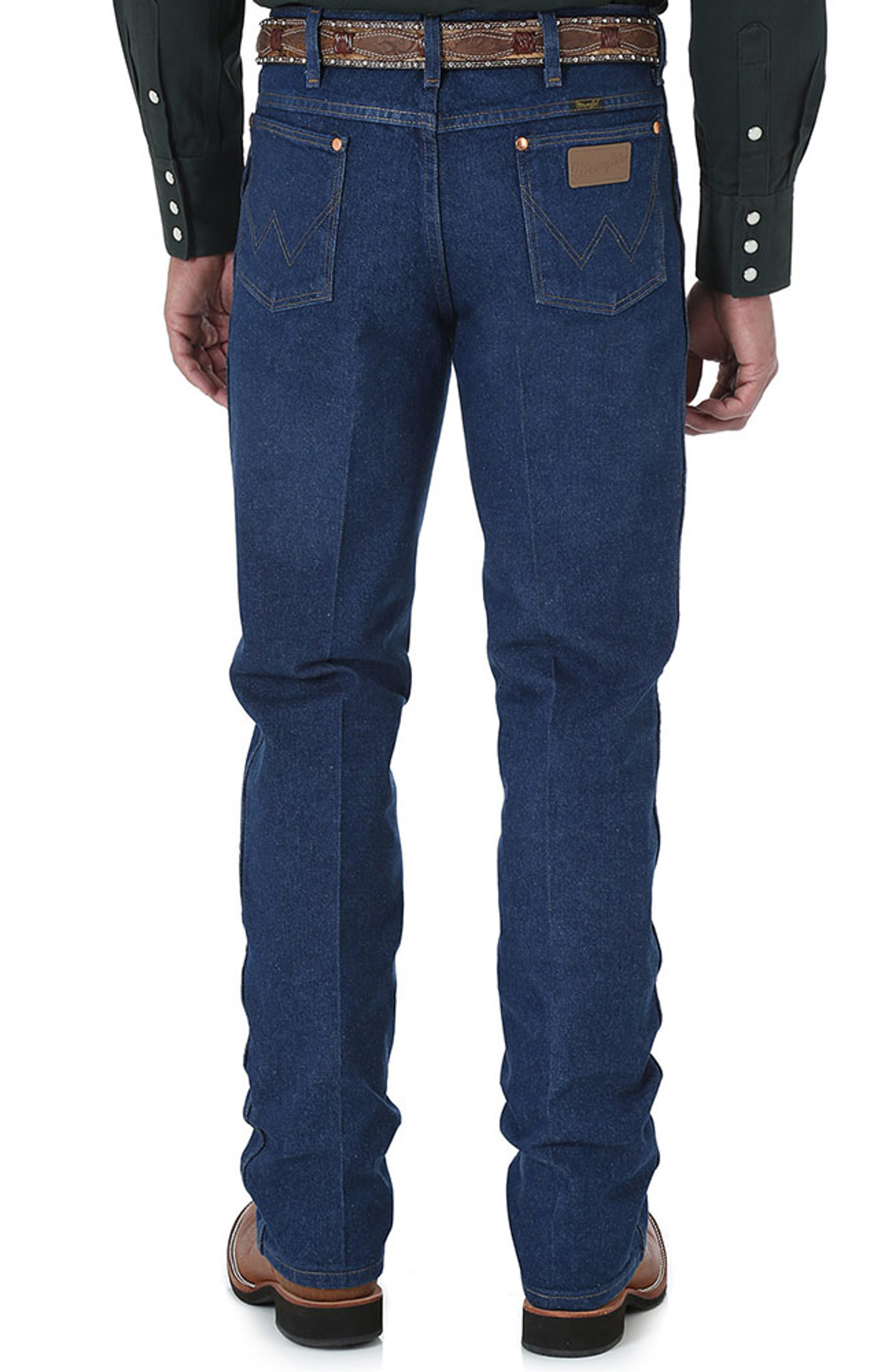 Wrangler Men's 936 Slim High Rise Slim Fit Tapered Leg Jeans - Prewashed Indigo