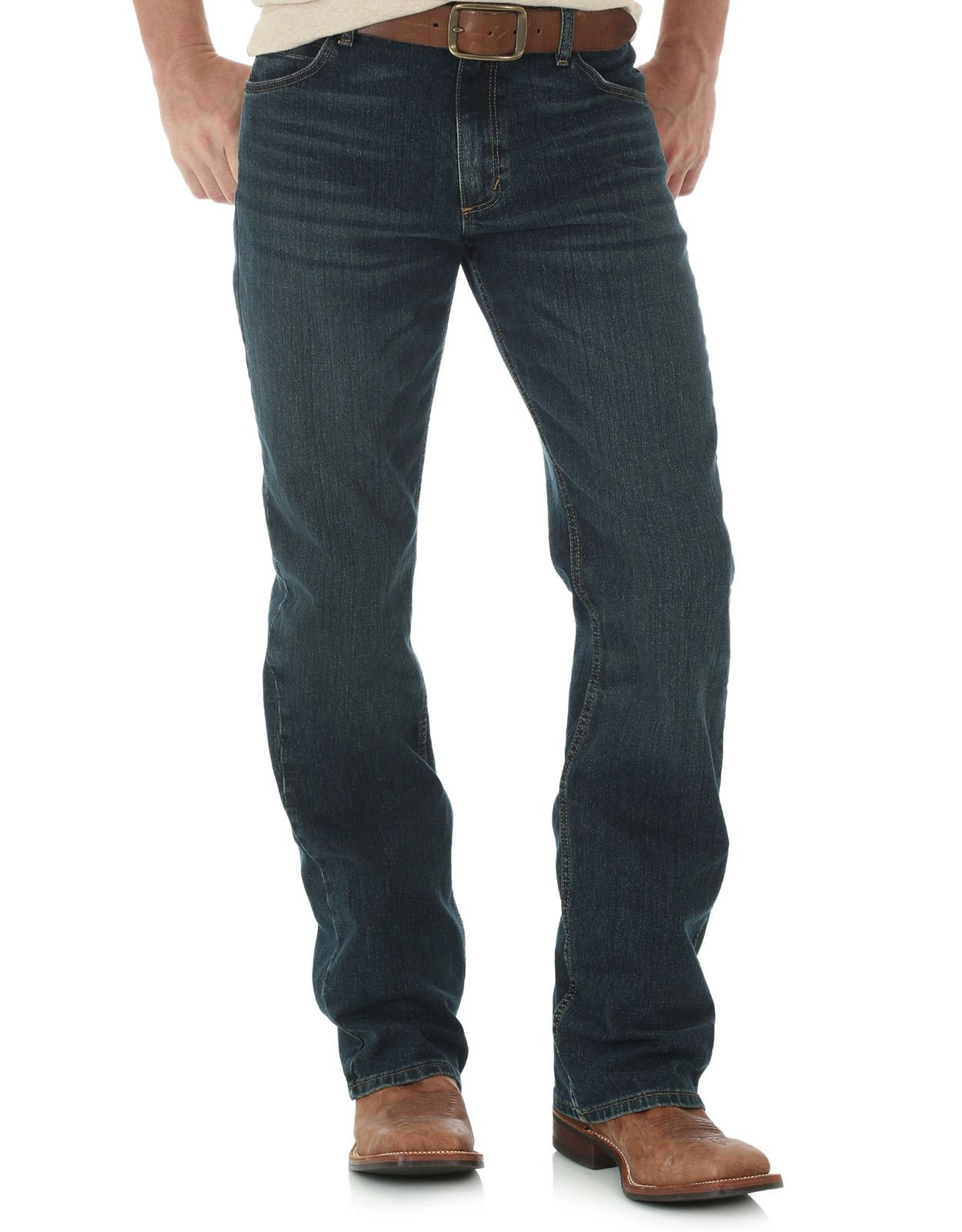 Wrangler Men's 02 Competition Advanced Comfort Stretch Low Rise