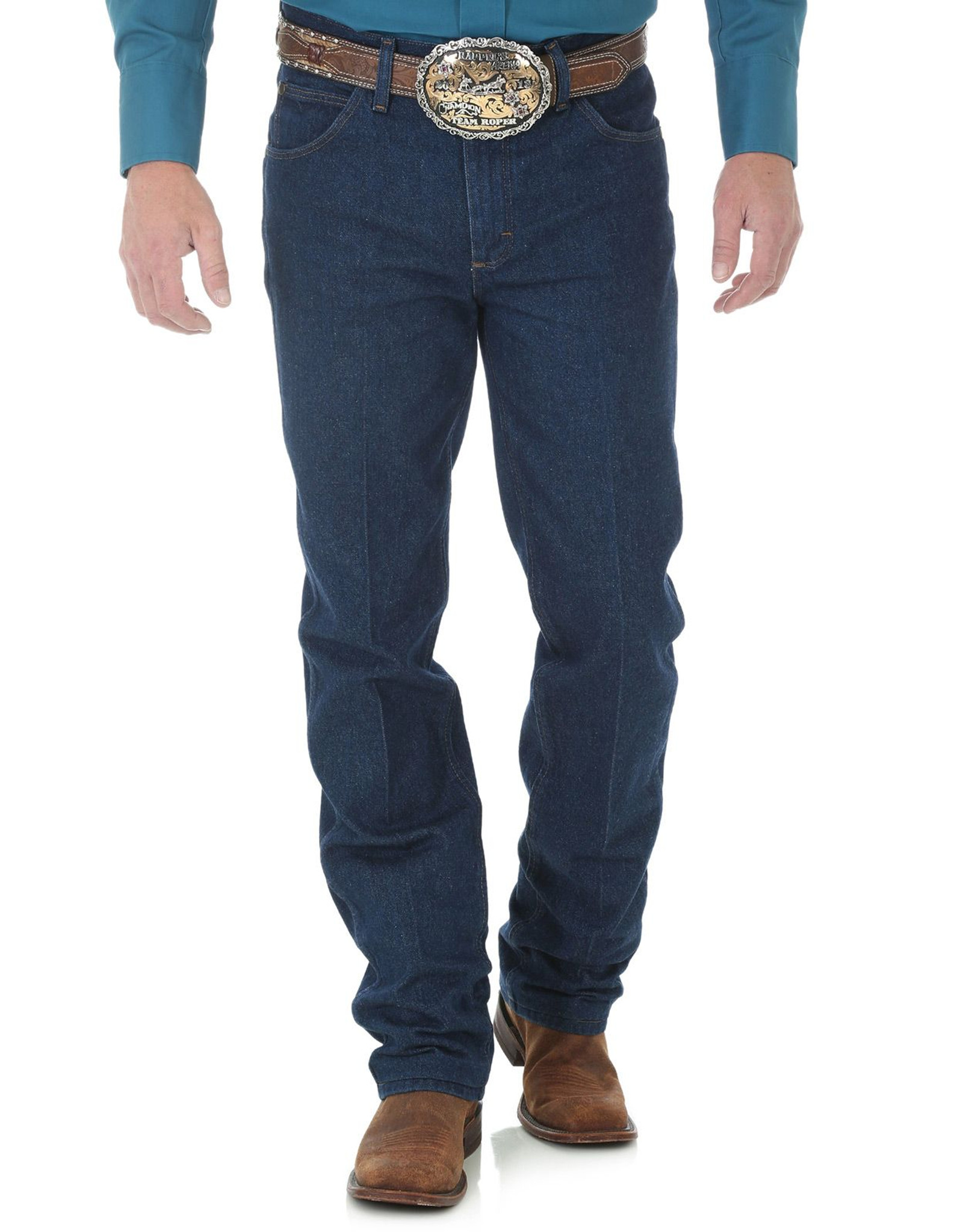 Wrangler Men's 36 Slim Mid Rise Slim Fit Boot Cut Jeans - Prewash