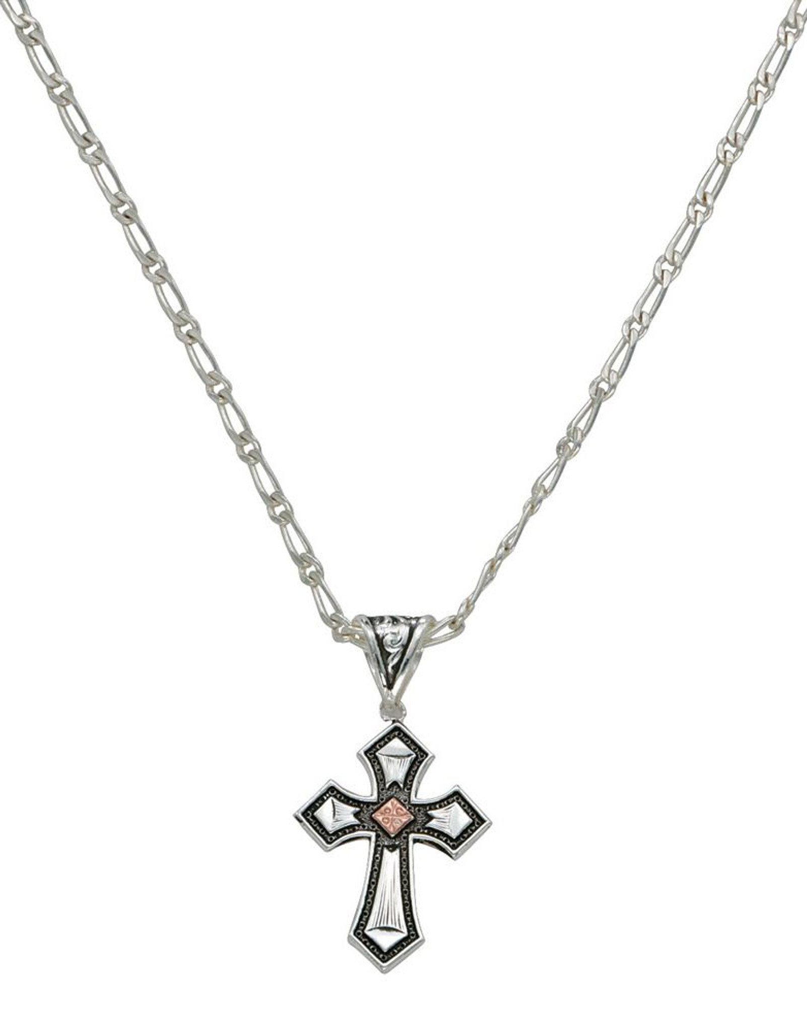 Montana Silversmiths Western Mosaic Cross Necklace | Bass Pro Shops