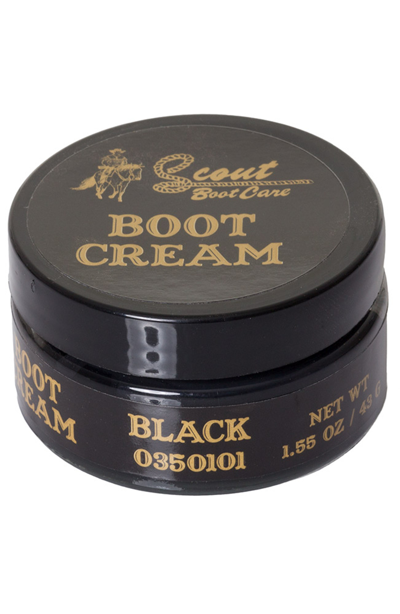 Fiebing Black Boot Cream Polish