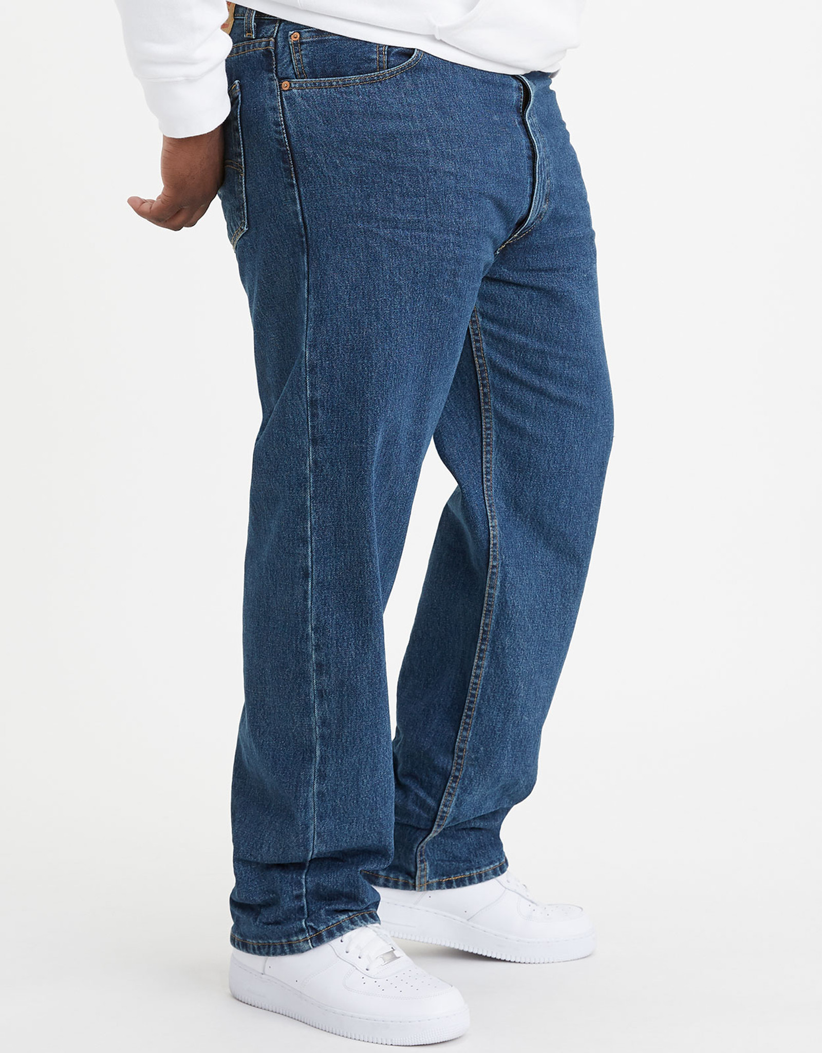 Men´s Levi´s Dark Wash 505 Jeans Straight Leg Size 36 x 32 海外 即決-