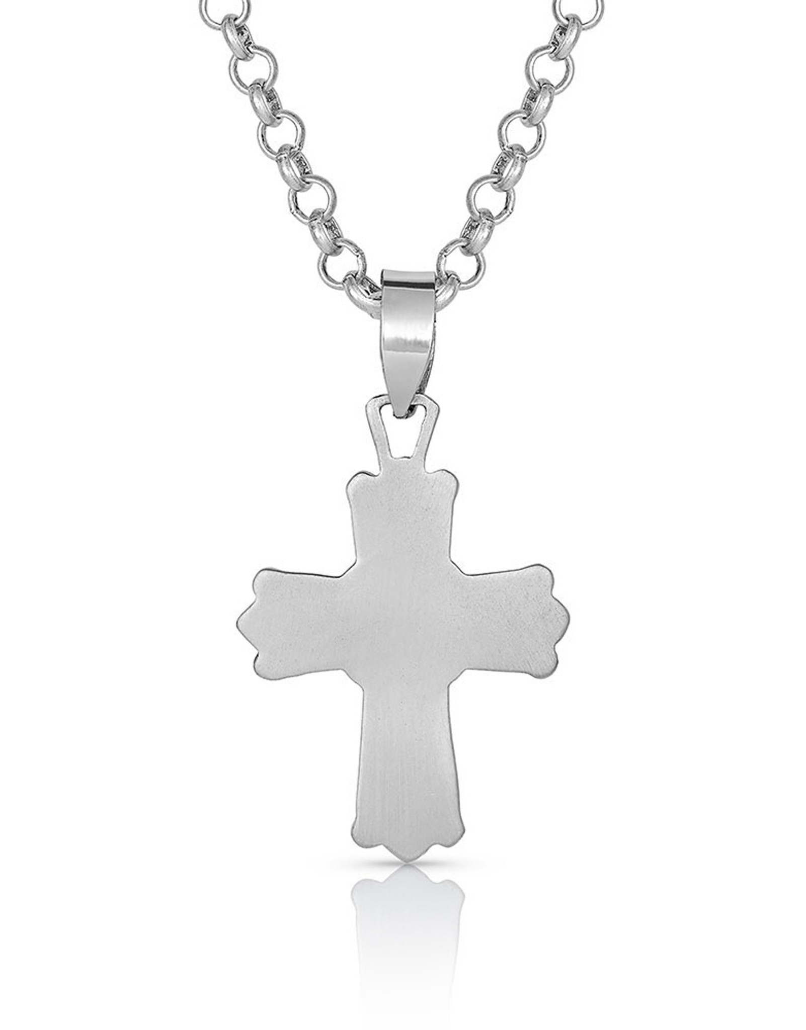 Montana Silversmiths® Blue Flower Cross Necklace NC1221 – Wild West Boot  Store