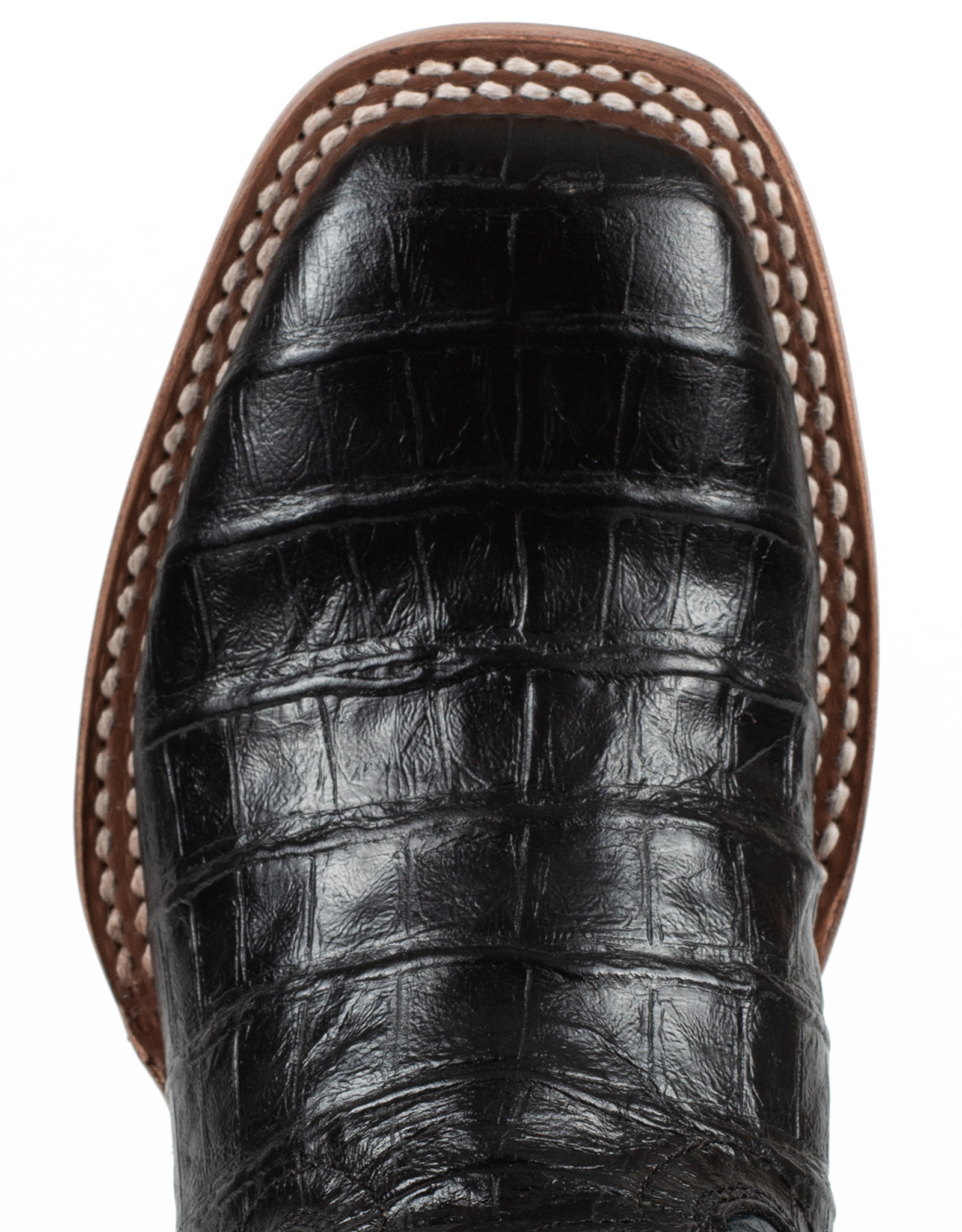 cocoanne Anderson Bean | Black Lux Hornback Caiman Boot – Outpost
