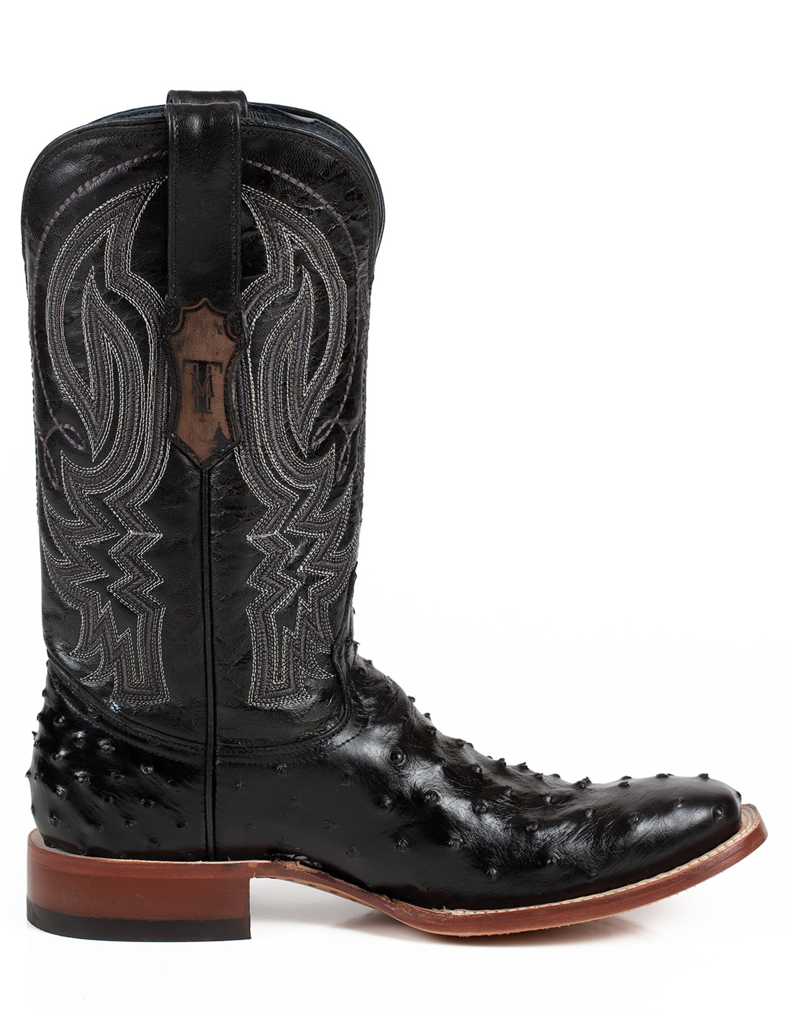 Tanner Mark Men's Full Quill Ostrich Print 13
