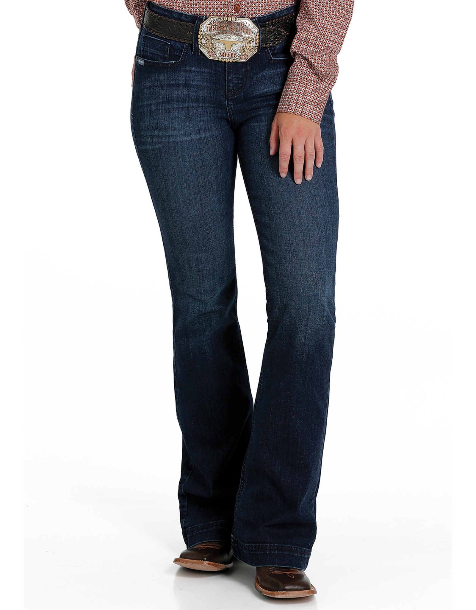 Cinch Women's Lynden 5 Pocket Stretch Trouser Moderate Rise