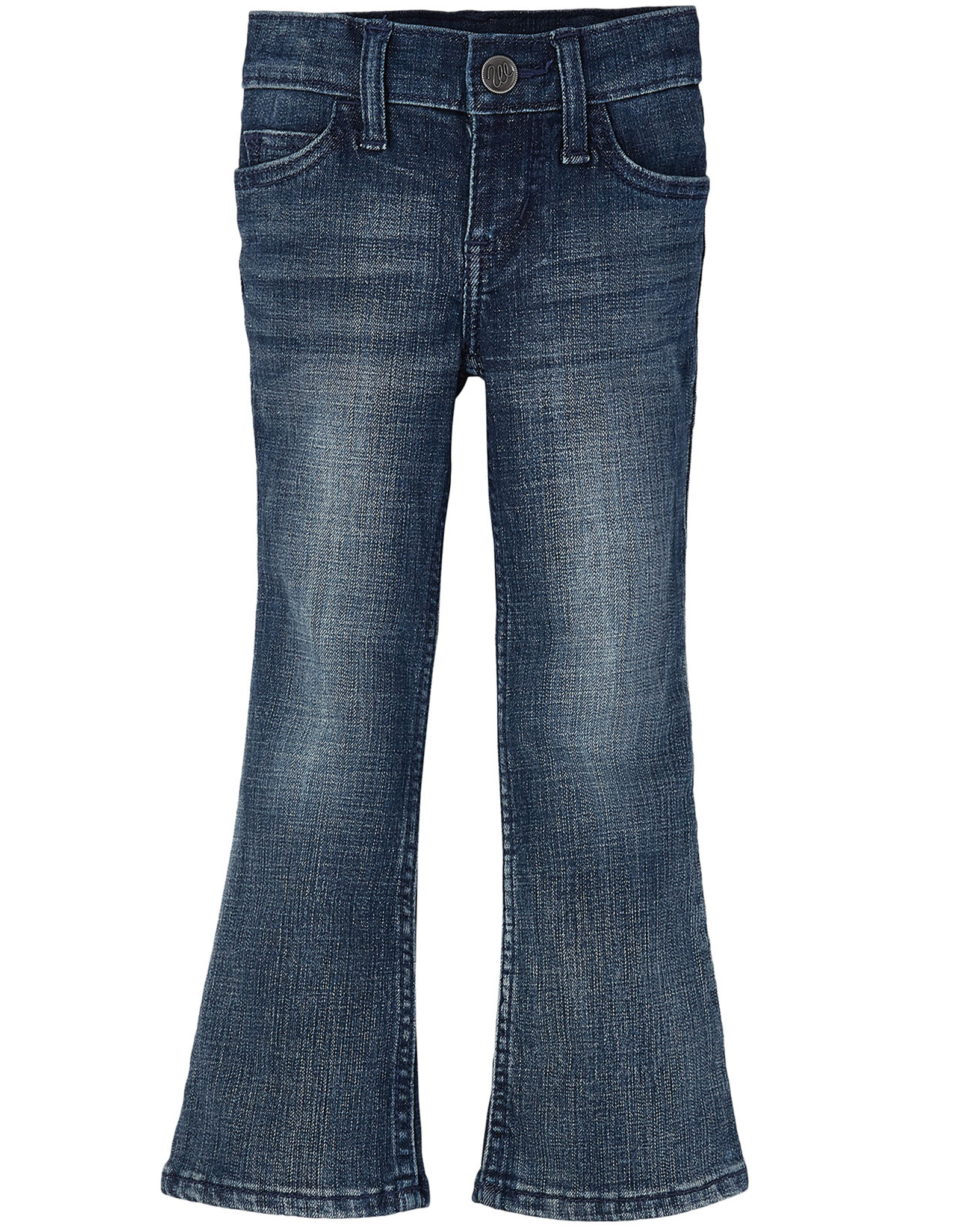 Wrangler Girls' Boot Cut Stretch Low Rise Regular Fit Boot Cut Jeans ...