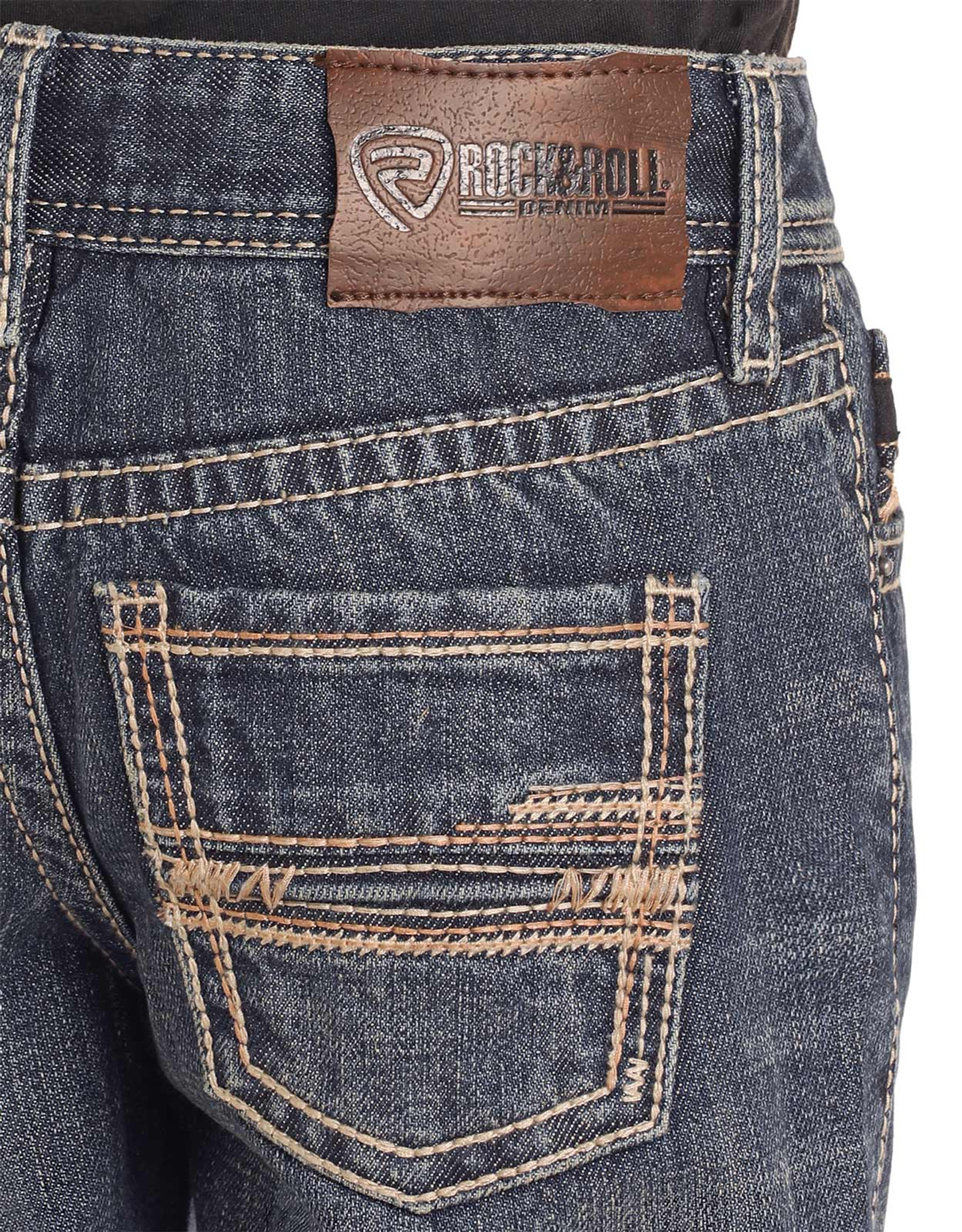 Rock & Roll Denim Boys' BB Gun Mid Rise Regular Fit Boot Cut