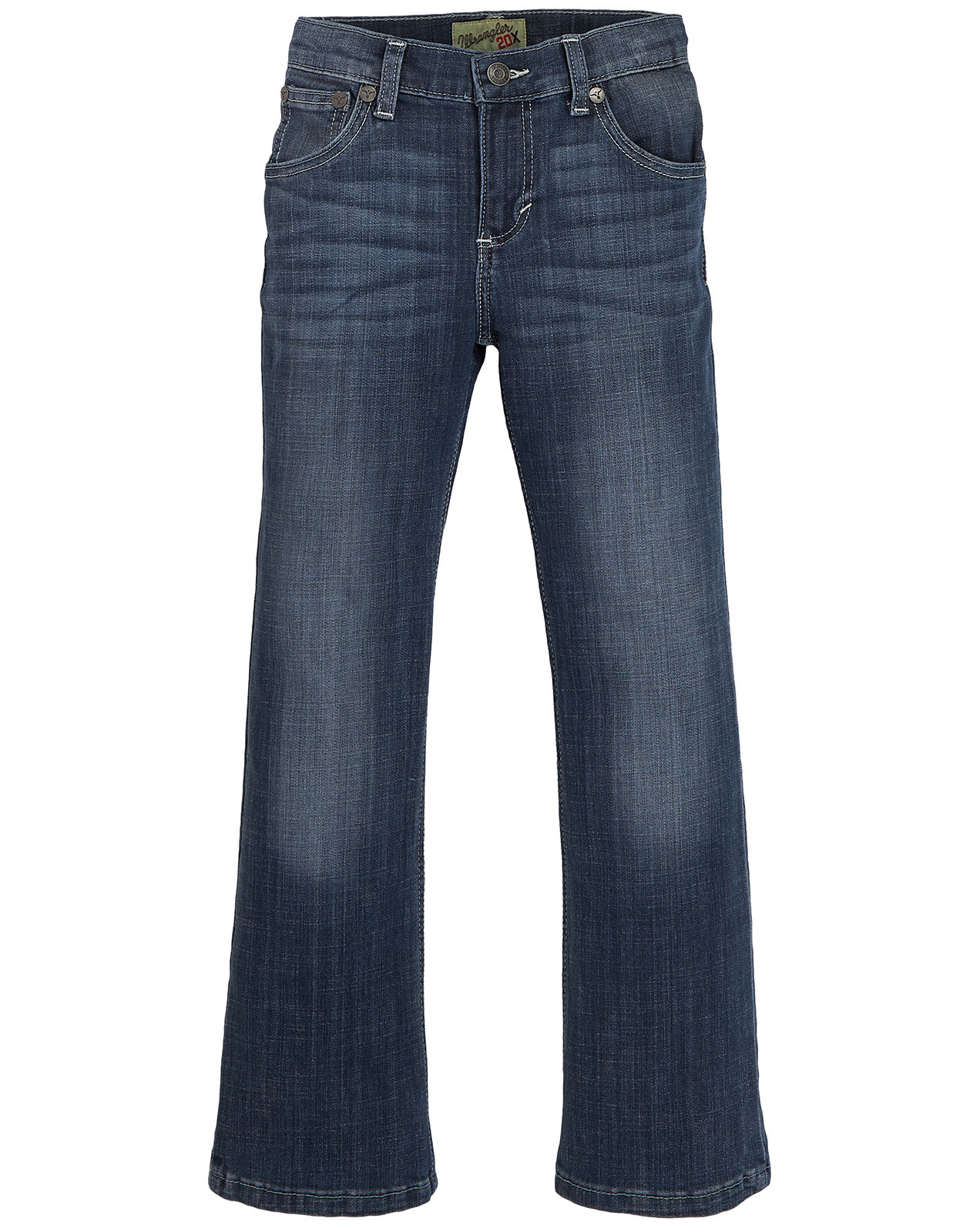 Wrangler Boys' 42 Vintage Stretch Low Rise Slim Fit Boot Cut Jeans