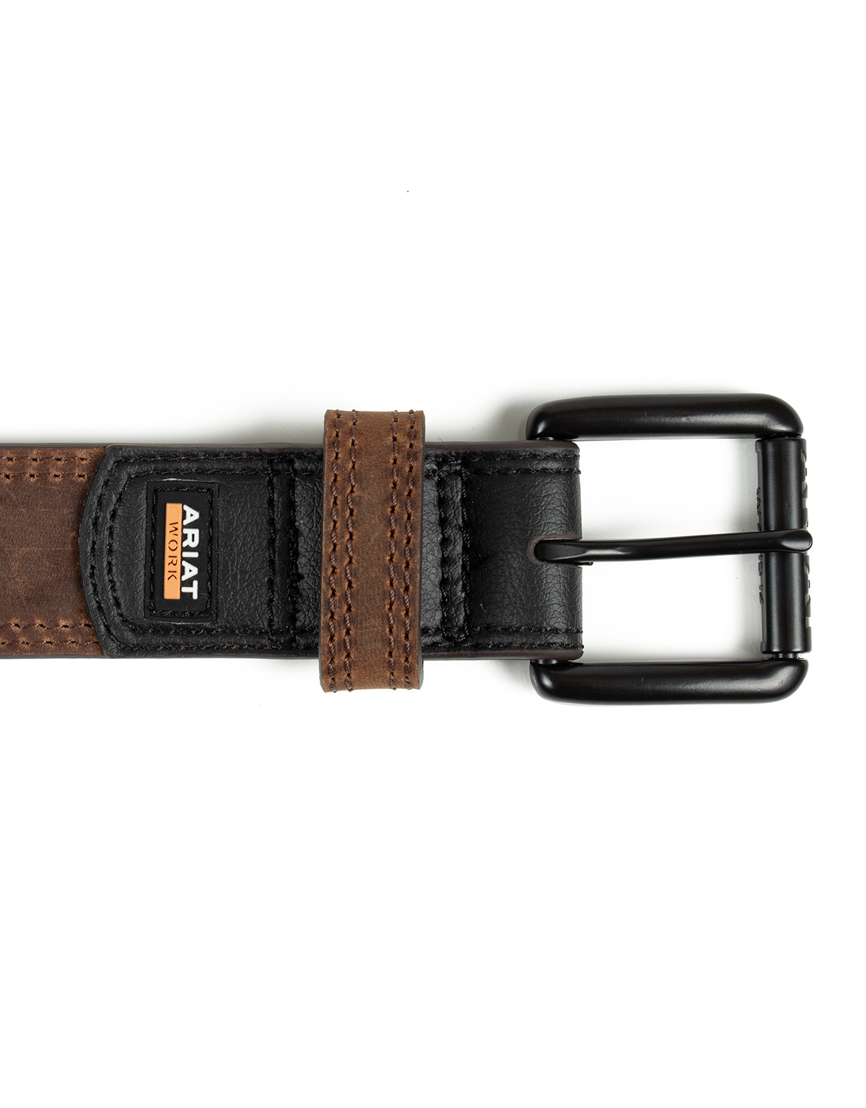 Ariat Work Men's 1 1/2" Double Stitched Belt - Brown/Black