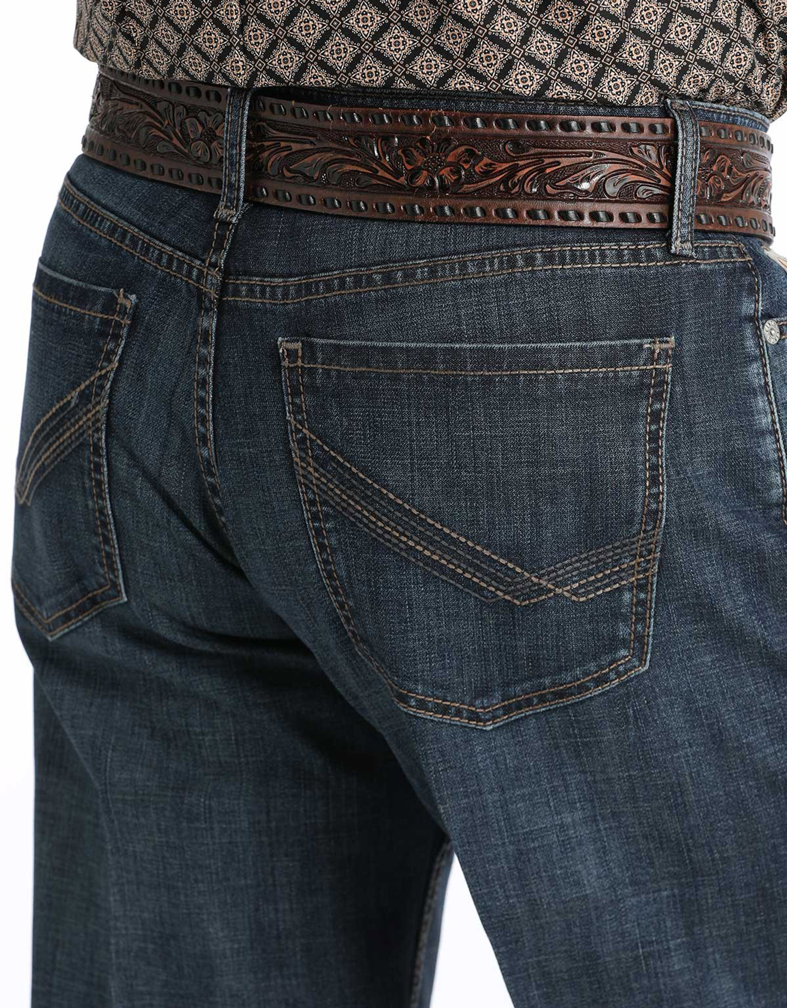 Cinch Men's Grant Stretch Mid Rise Relaxed Fit Boot Cut
