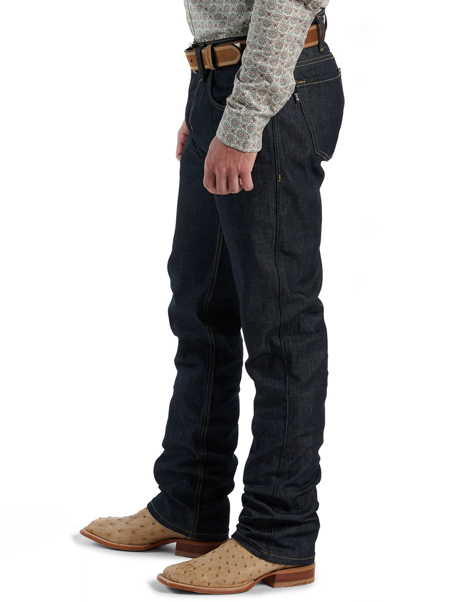 Justin Men's Classic J2 Slim Straight Stretch Low Rise Slim Fit Tapered Leg Jeans - Rigid Blue