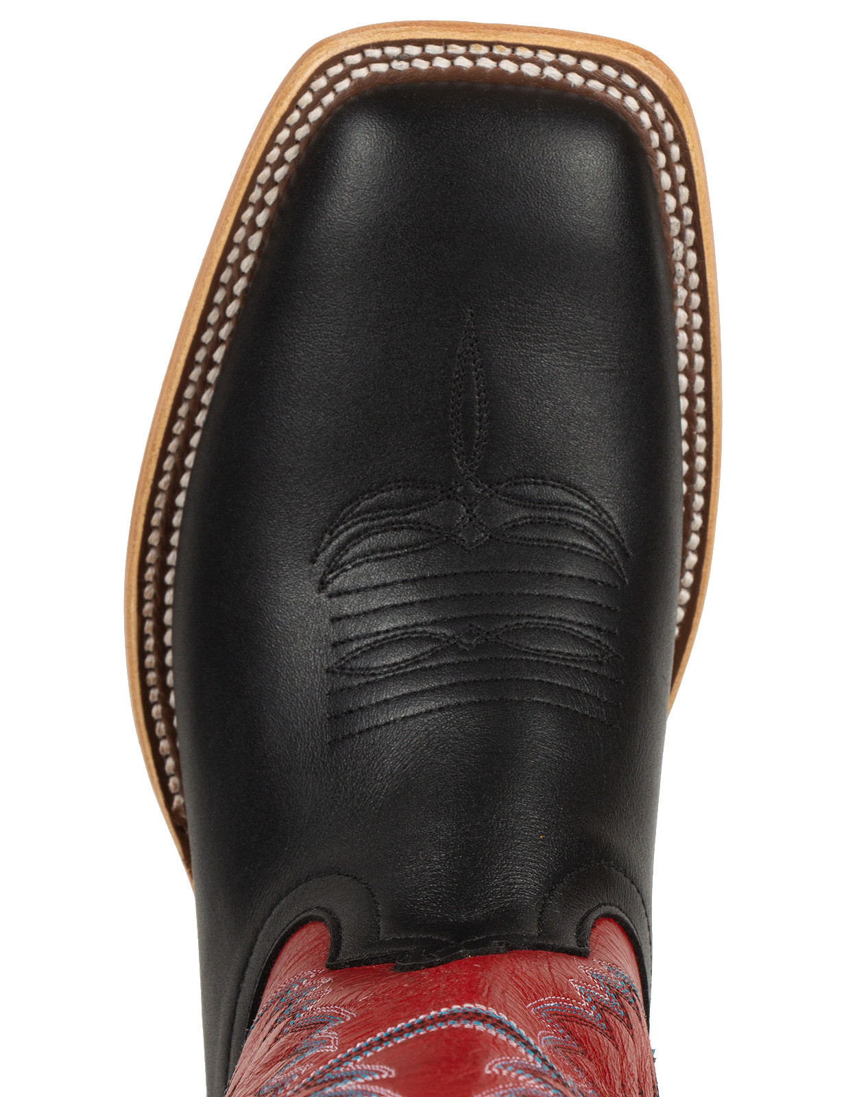 Horse Power Men's 13" Square Toe Boots - Black/Red