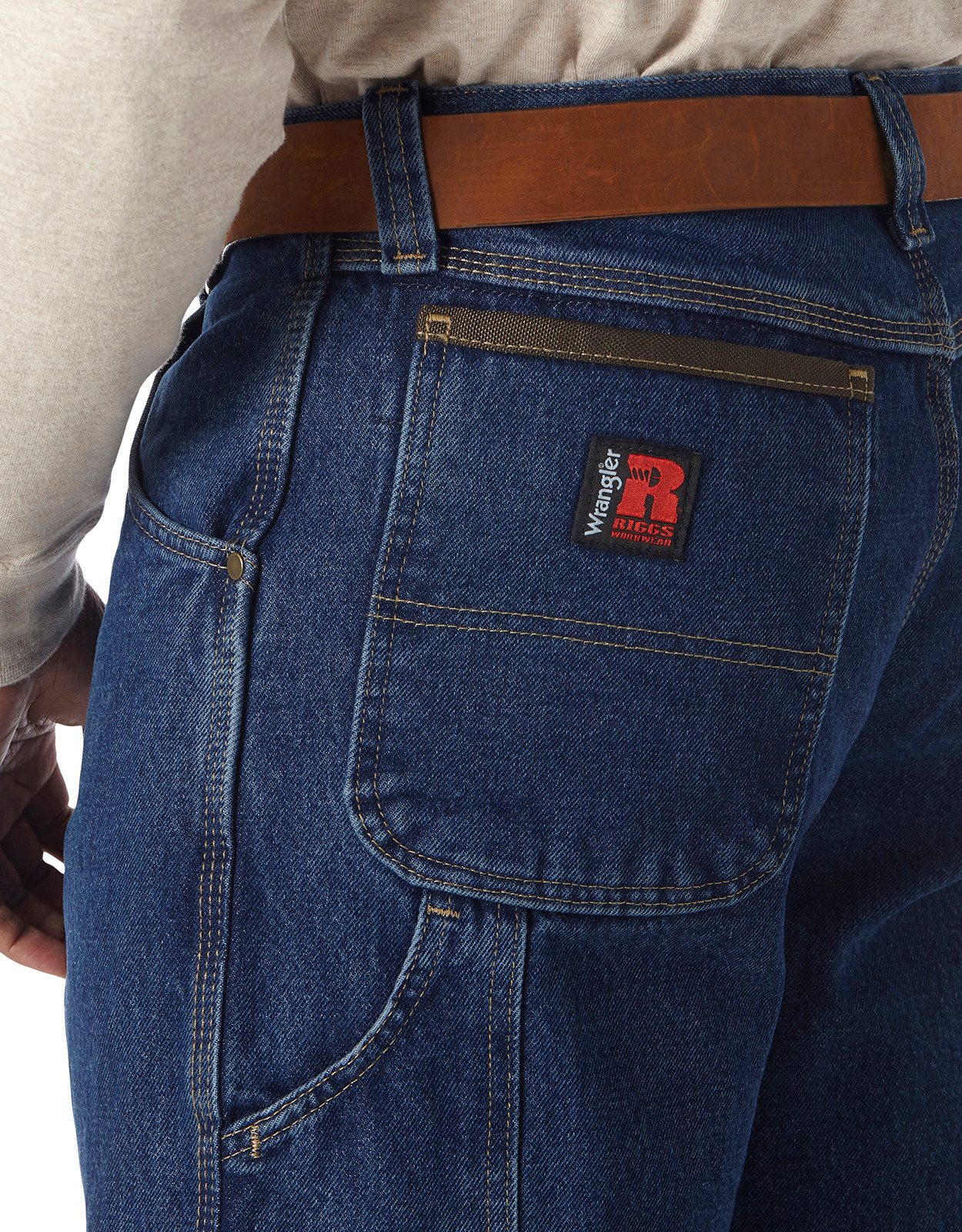 Wrangler Men's Riggs Carpenter High Rise Relaxed Fit Tapered Leg