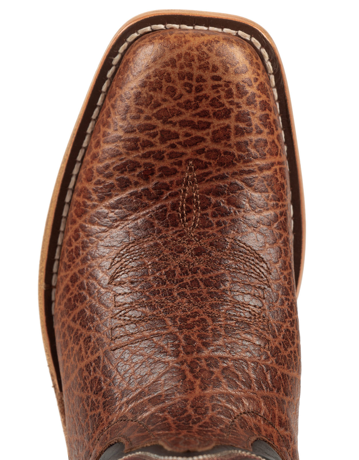 Horse Power Kids' Honey Bullfight Shoulder 8" Narrow Square Toe Boots - Brown/Black