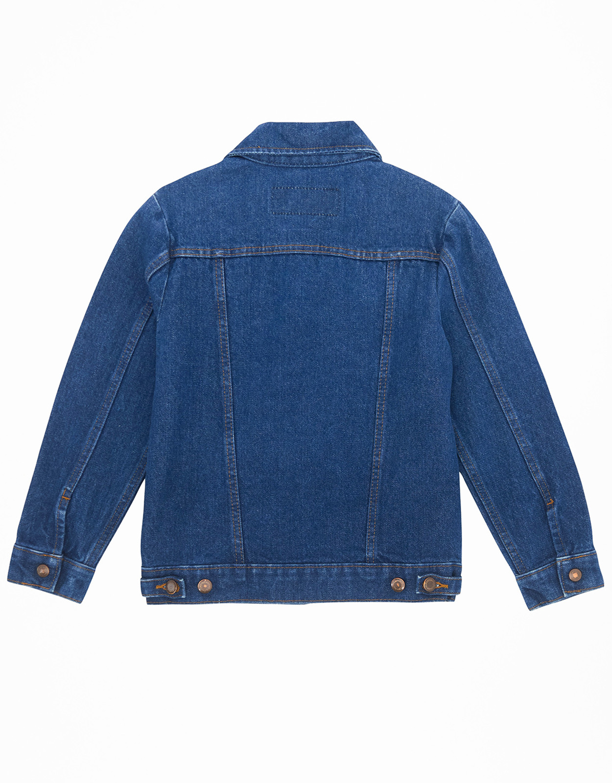 Wrangler Boys' Unlined Denim Button Down Jacket - Prewashed Blue