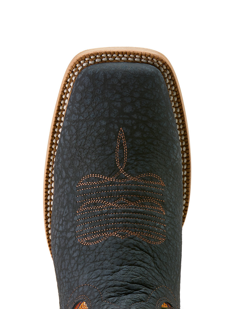 Ariat Men's Rock Ridge 11" Wide Square Toe Boots - Navy/Brown