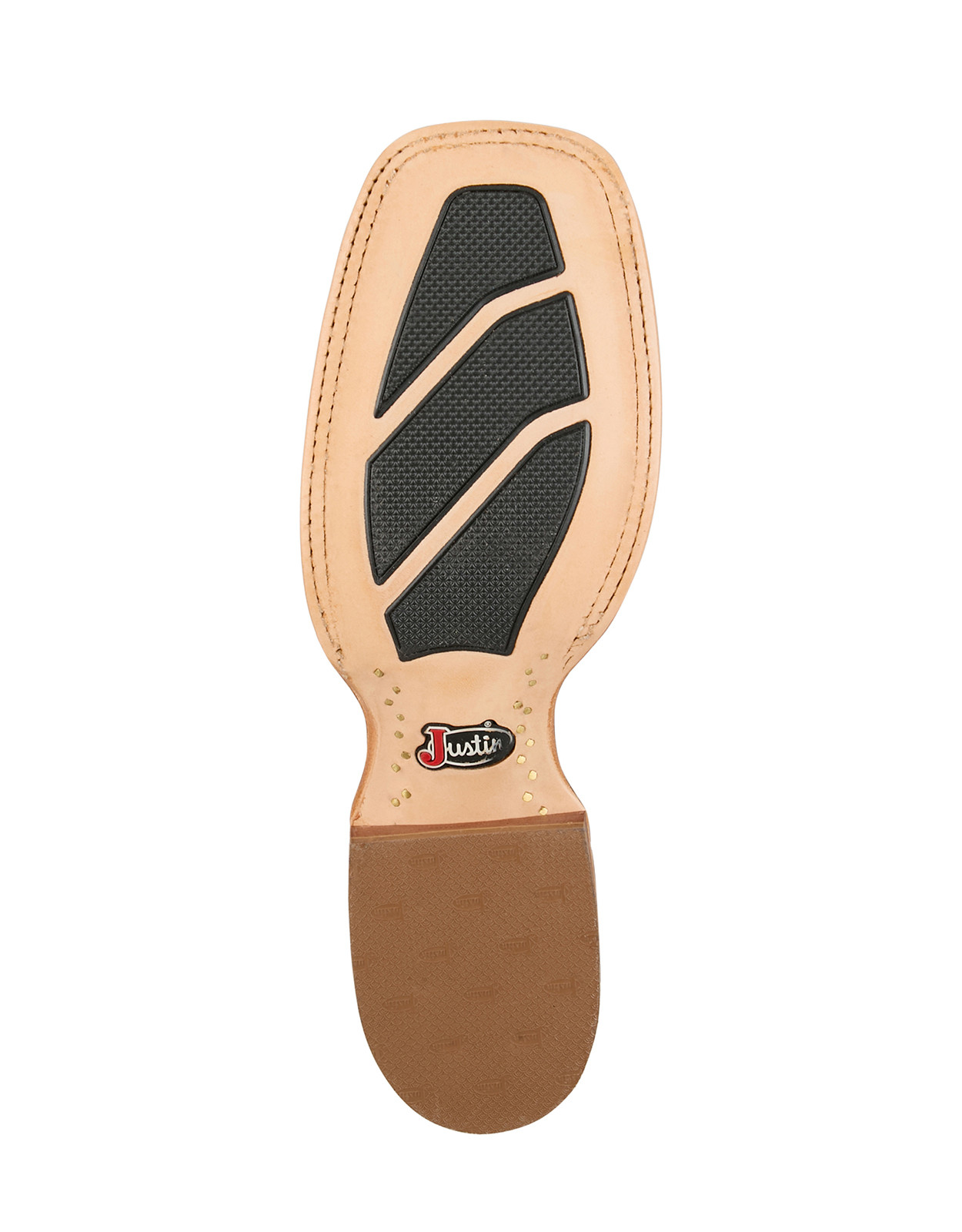 Justin Men's CPX Cowman 13" Wide Square Toe Boots - Brown/Orange