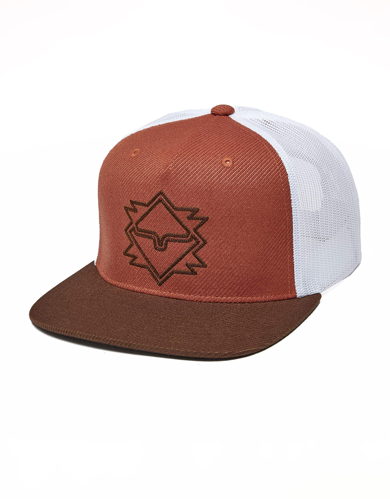 Kimes Ranch North Star Snapback Solid Logo Cap - Burnt Orange