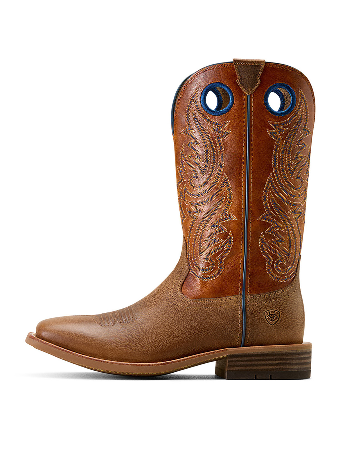 Ariat Men's Highland Toughstock 12" Wide Square Toe Boots - Brown/Orange