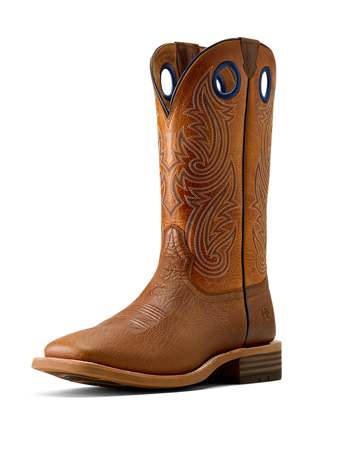 Ariat Men's Highland Toughstock 12" Wide Square Toe Boots - Brown/Orange