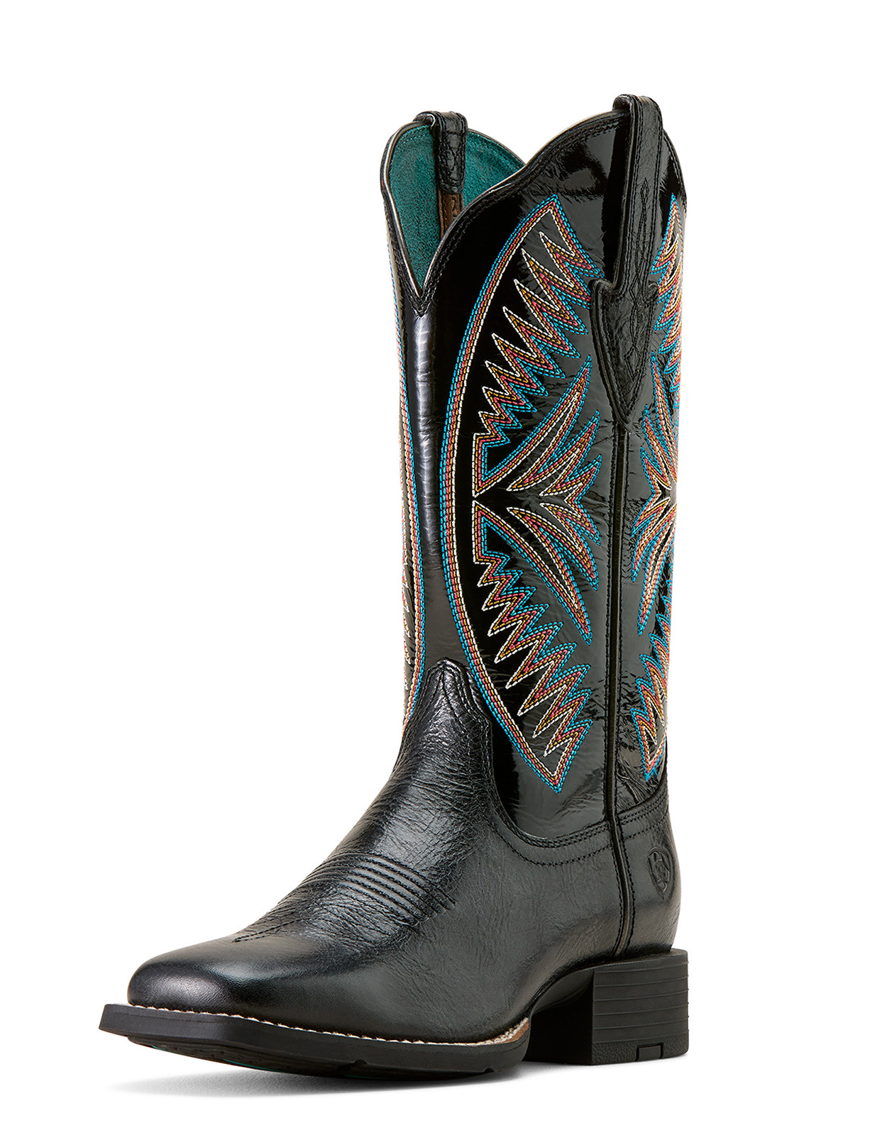Ariat Women's Round Up Ruidoso 12" Wide Square Toe Boots - Black