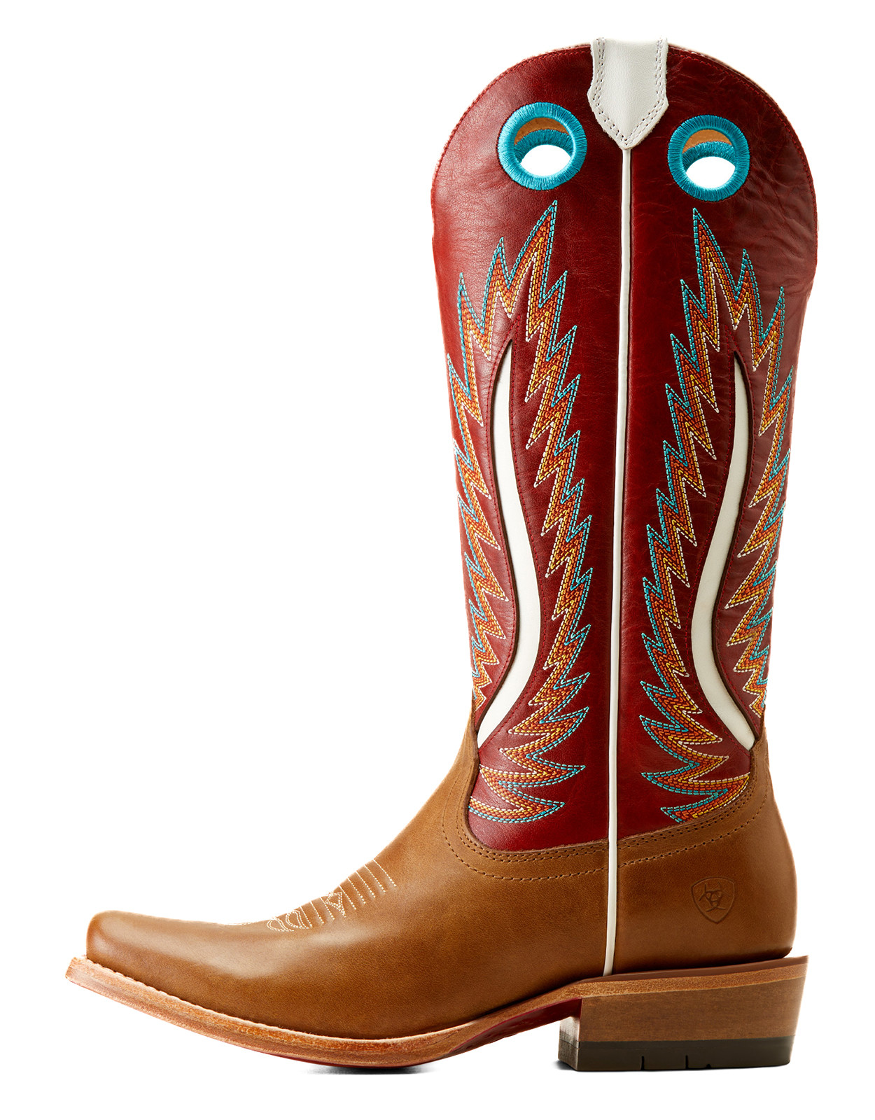 Ariat Women's Futurity Fort Worth 14" Narrow Square Toe Boots - Tan/Red