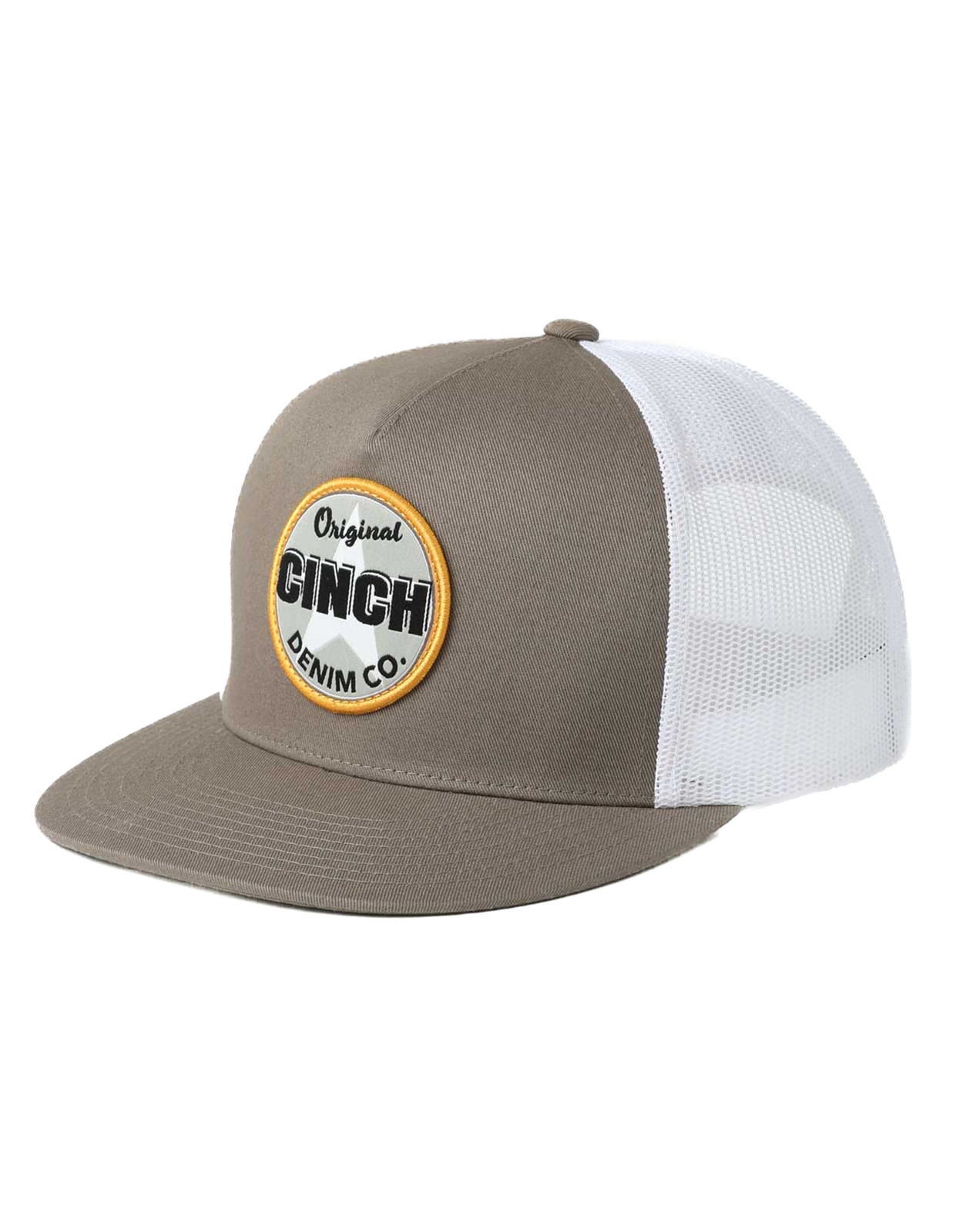 Cinch "Original Denim" Snapback Solid Logo Cap - Stone