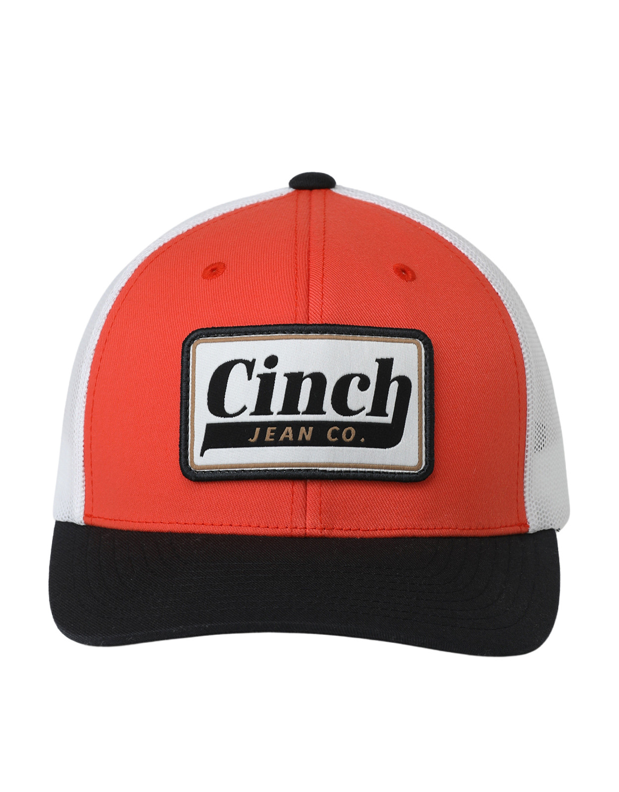 Cinch FLEXFIT Snapback Solid Logo Cap - Orange/Navy