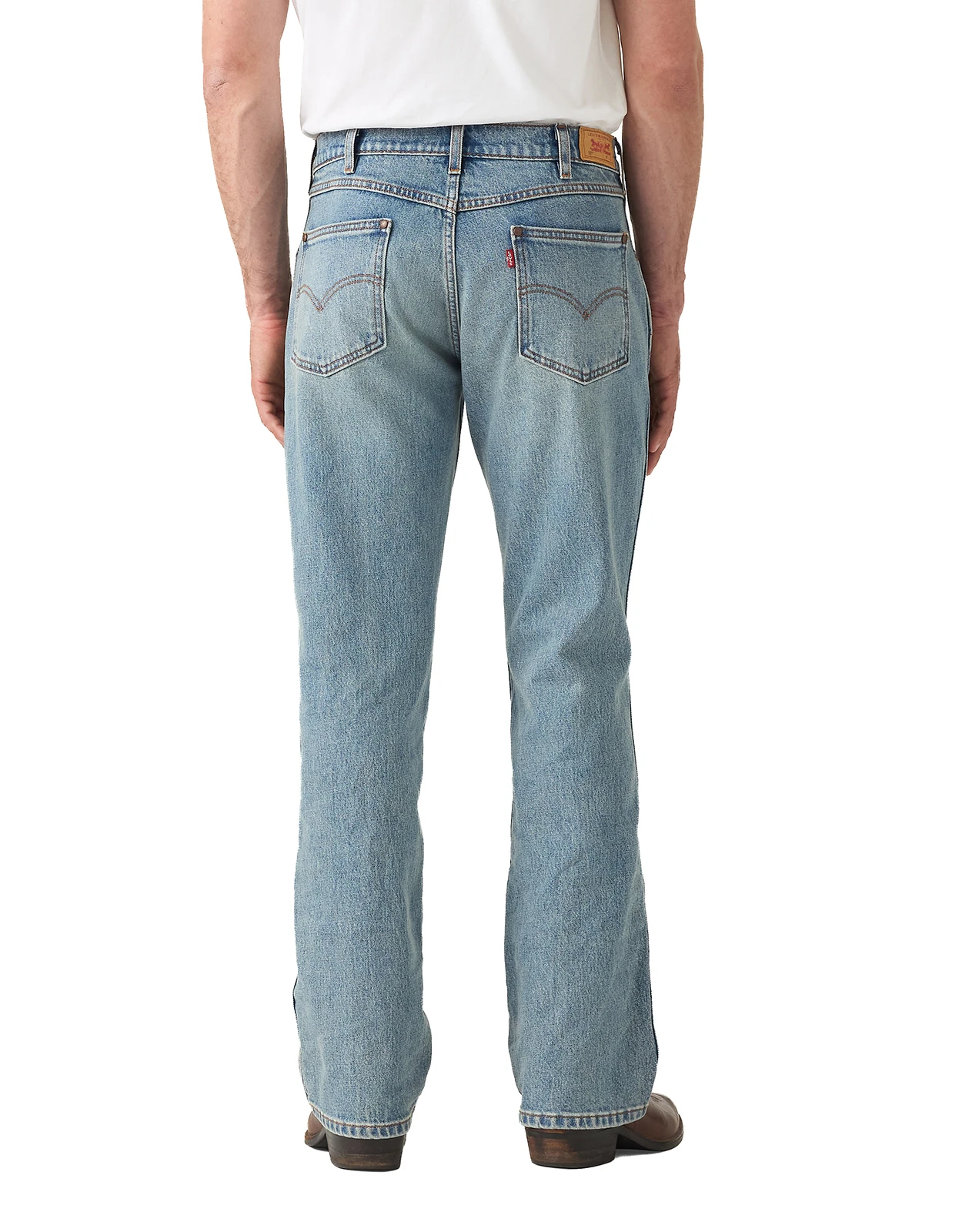 Levi's Men's 537 Western Bootcut Stretch Mid Rise Regular Fit Boot Cut Jeans - Running Early