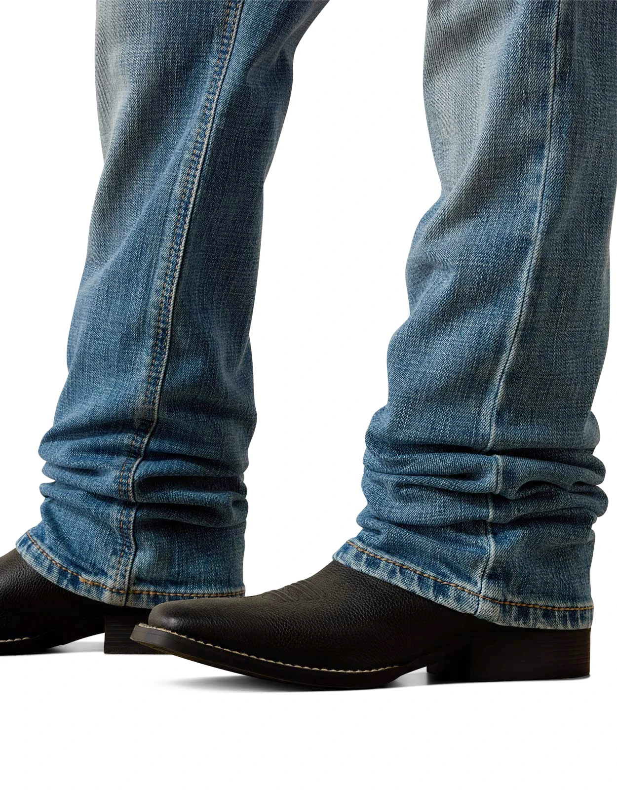Ariat Boys' B4 Relaxed Stretch Low Rise Relaxed Fit Boot Cut Jeans - Barton