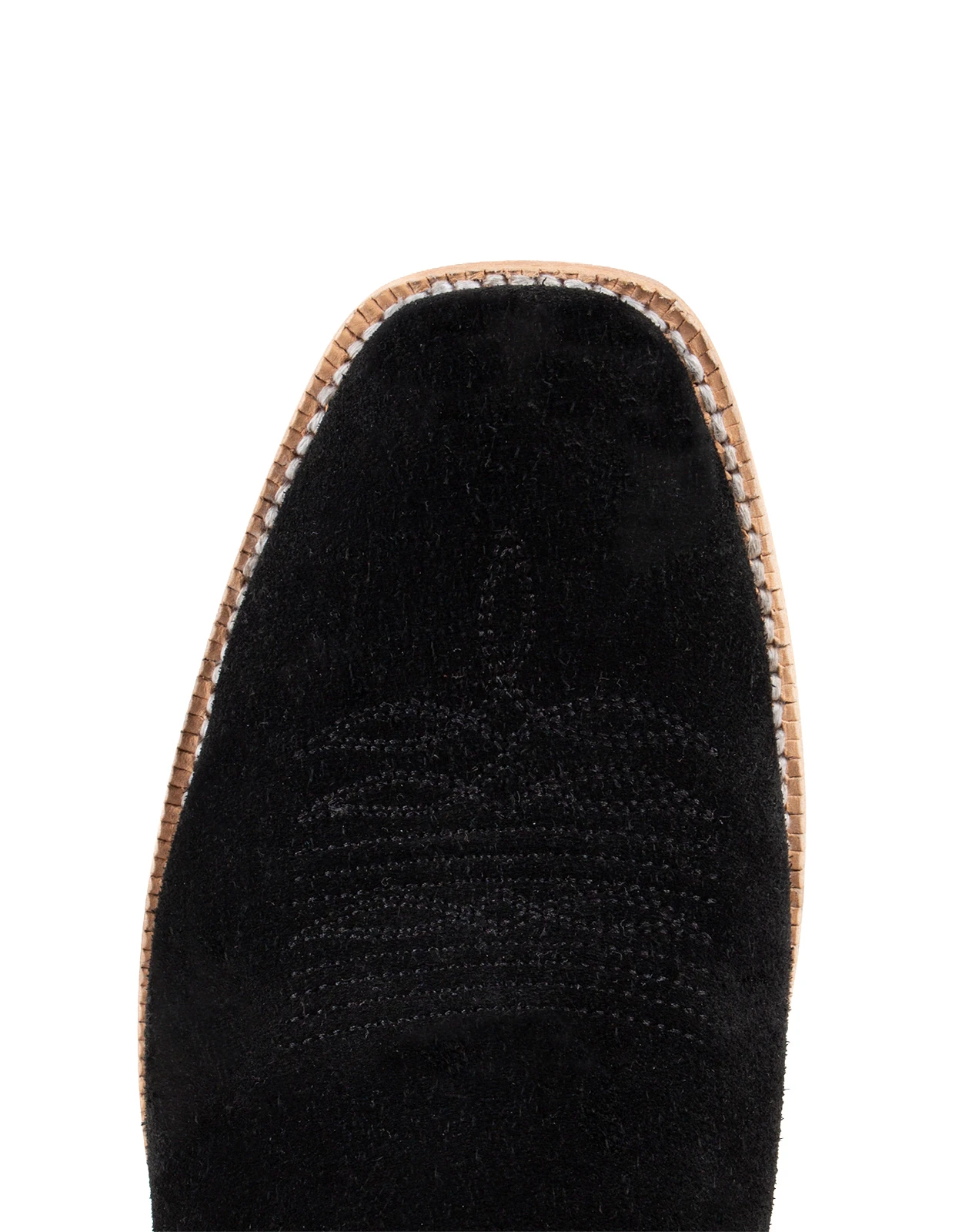 R Watson Men's Roughout 13" Narrow Square Toe Boots - Black