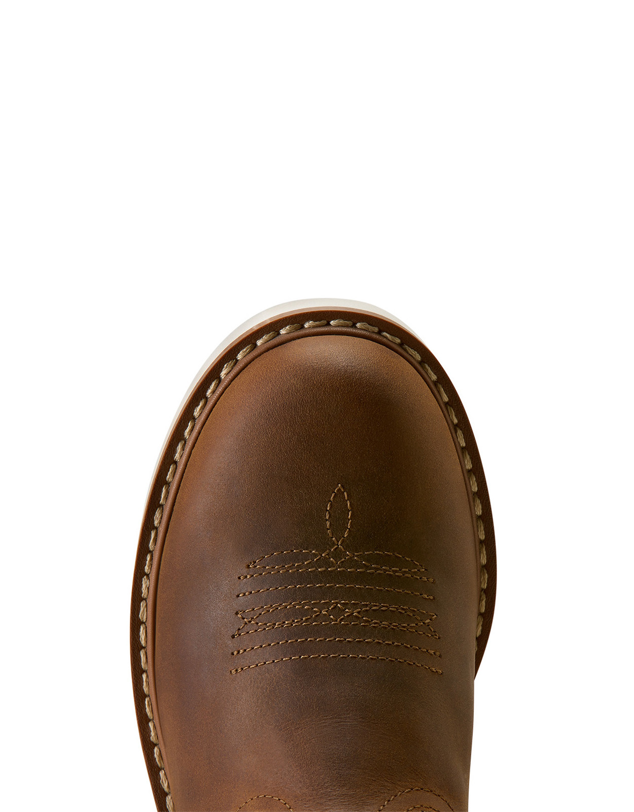 Ariat Kids' Activate 8" Round Toe Cowboy Boots - Distressed Brown