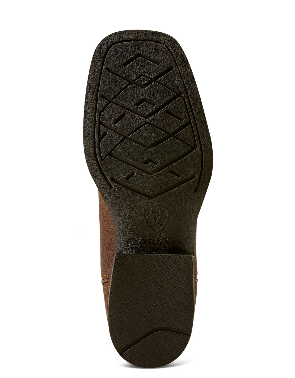 Ariat Kids' Driftwood 8" Wide Square Toe Cowboy Boots - Brown