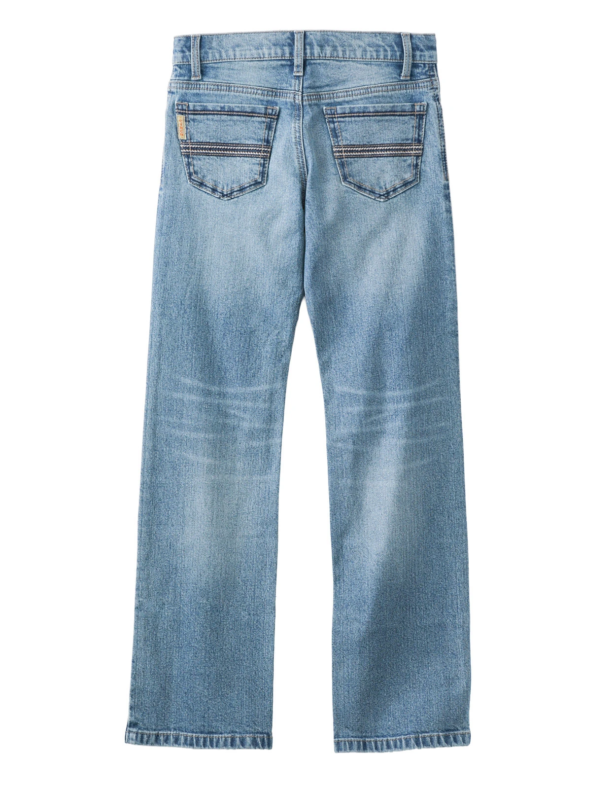 Cinch Boys' Relaxed Stretch Mid Rise Relaxed Fit Boot Cut Jeans (Sizes 8-18) - Light Stonewash