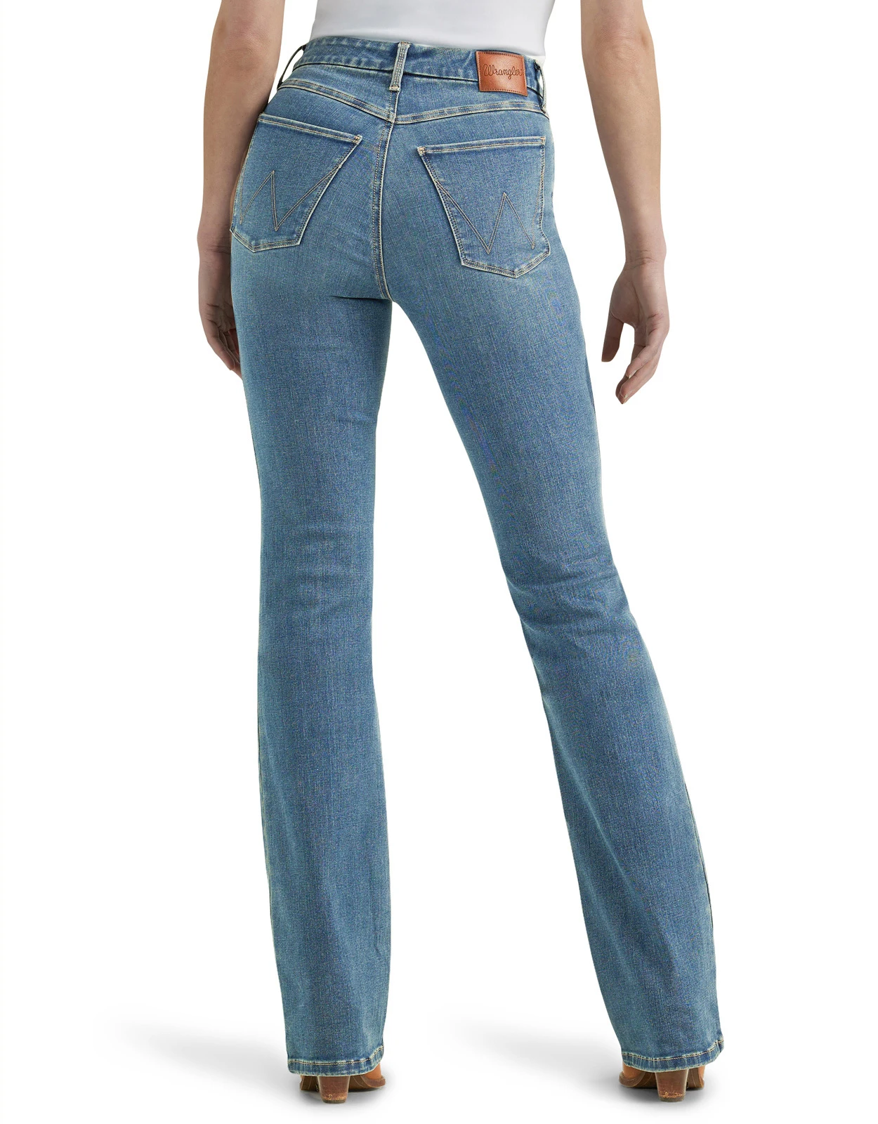 Wrangler Women's Bespoke Stretch High Rise Slim Fit Boot Cut Jeans - Ada