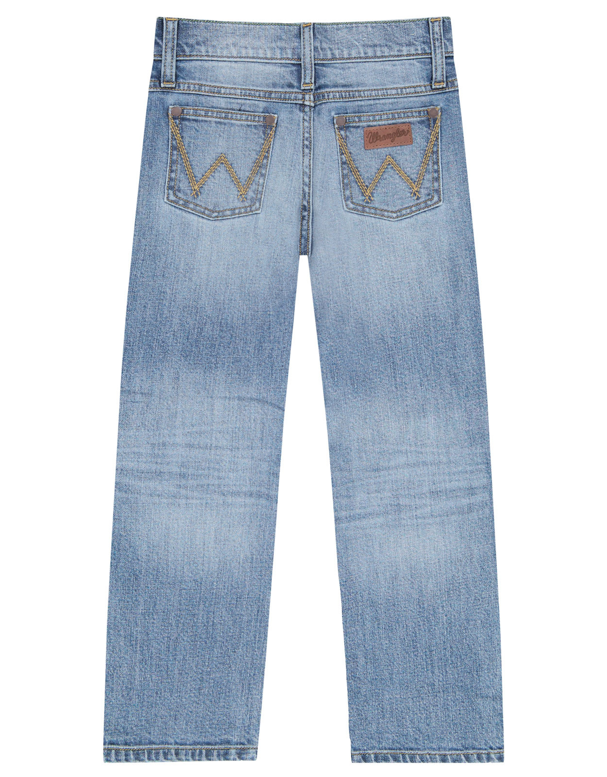 Wrangler Boys' Retro Stretch Low Rise Slim Fit Straight Leg Jeans (Sizes 2T-18) - Timber