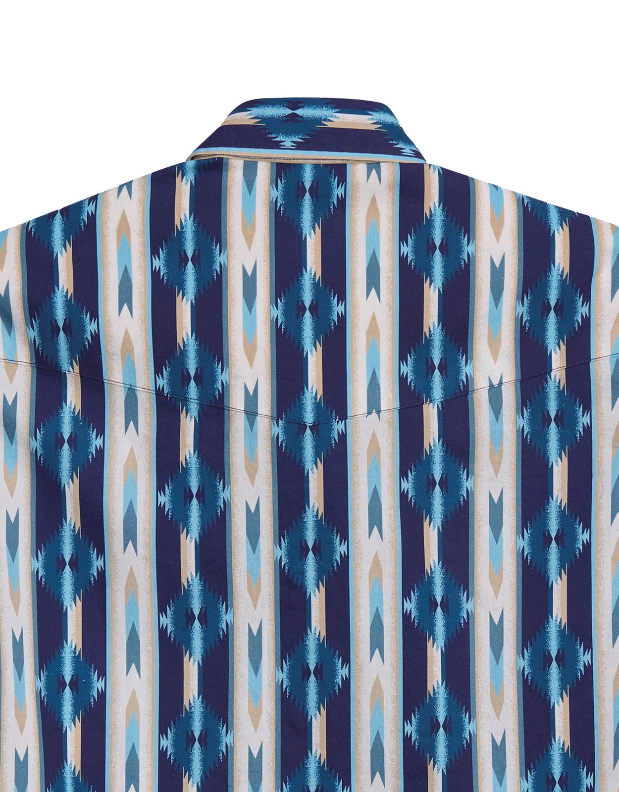 Tin Haul Men's Short Sleeve Stripe Snap Shirt - Blue/Cream