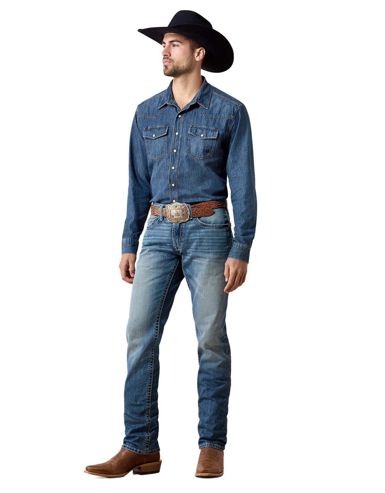 Ariat Men's M4 Relaxed Low Rise Relaxed Fit Straight Leg Jeans - Midway