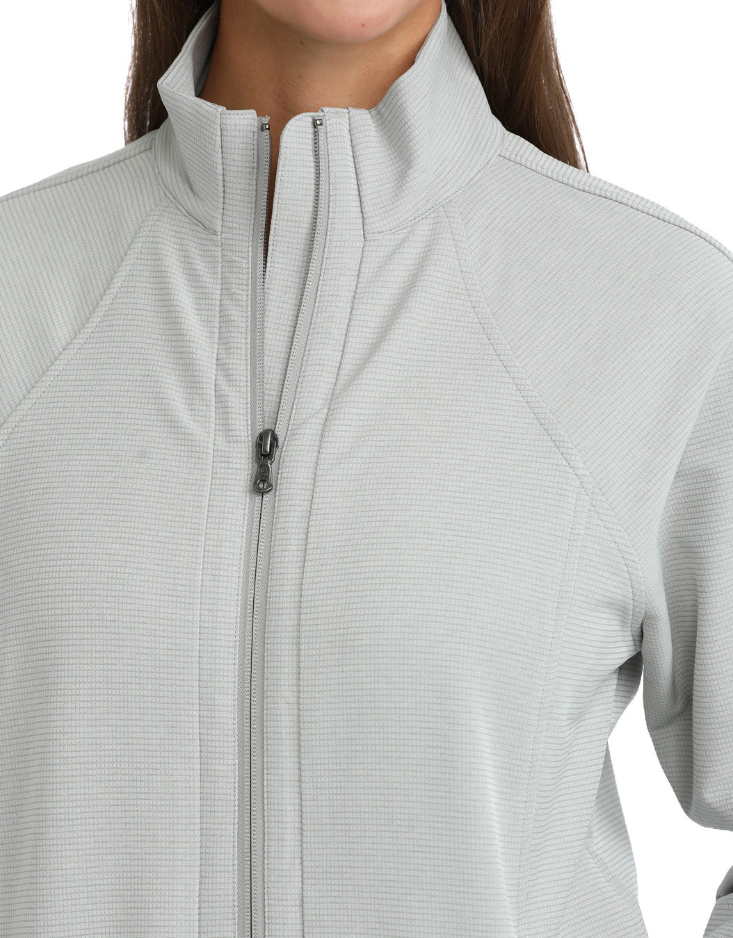 Cinch Women's Print Zip Jacket - Grey