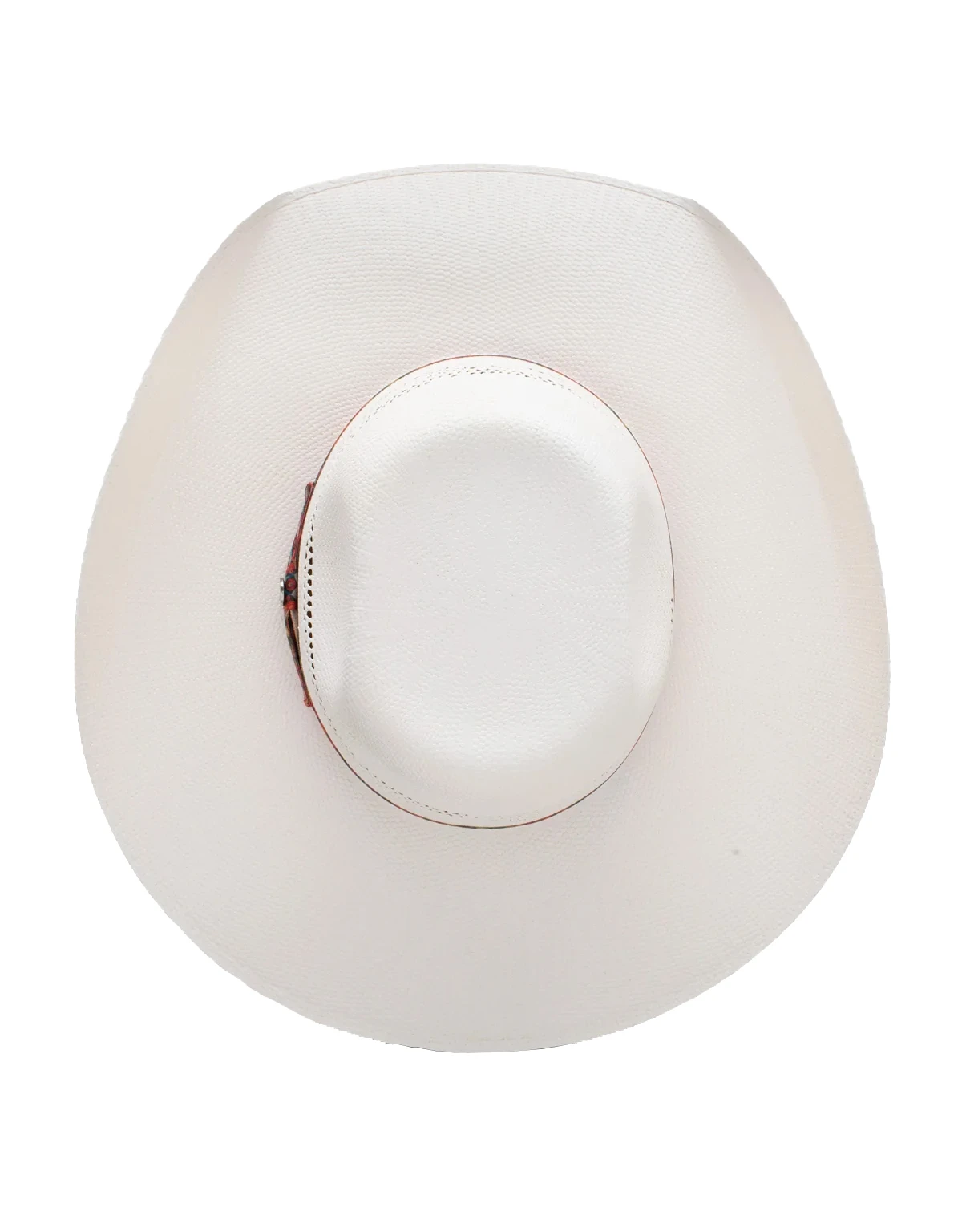 Hooey Rocker Bangora Straw Brick Crown Cowboy Hat - Natural