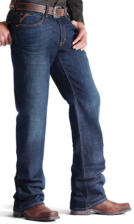 ARIAT Herren Jeans M4 Legacy – Bootcut, Stretch Freeman, 42W/32L, Bequeme Five-Pocket-Jeans