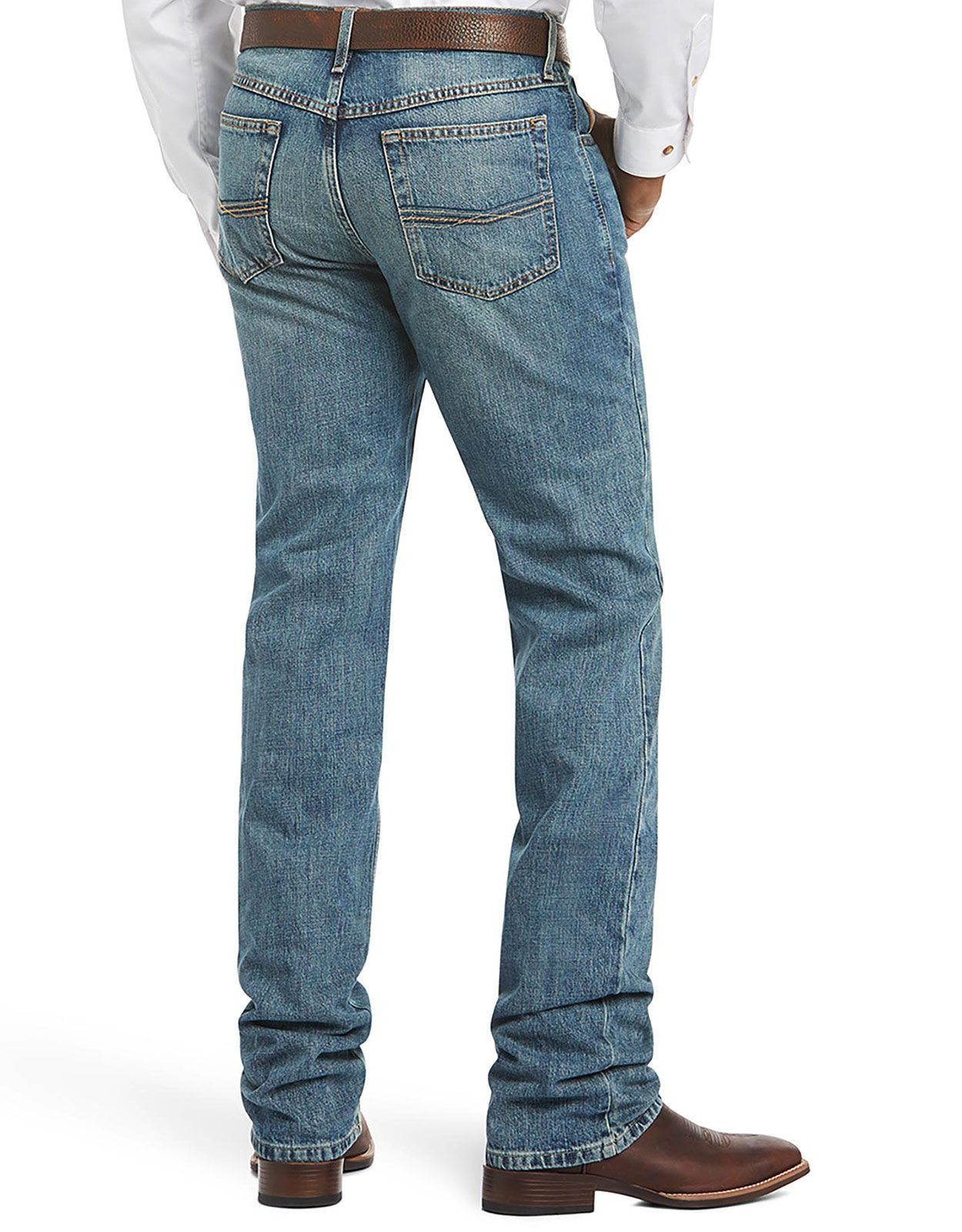 Ariat Mens M4 Fire Resistant Low Rise Boot Cut Jeans Shale