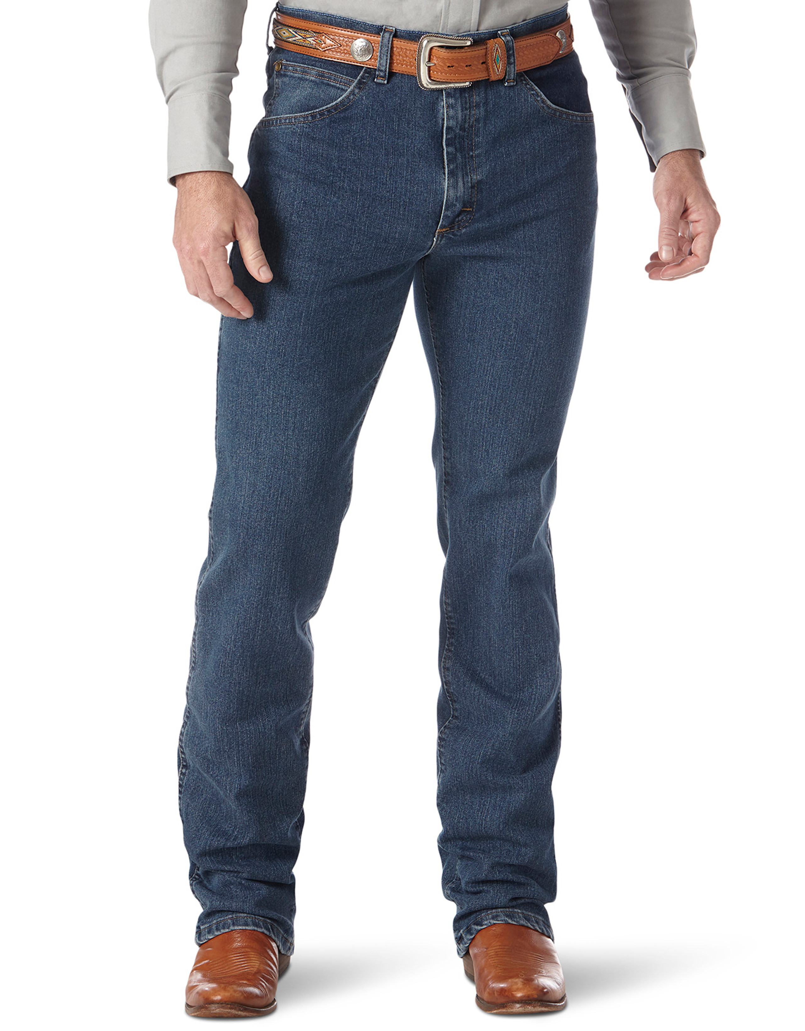 Wrangler Men's 36 Slim Advanced Comfort Stretch Mid Rise Slim Fit Boot ...