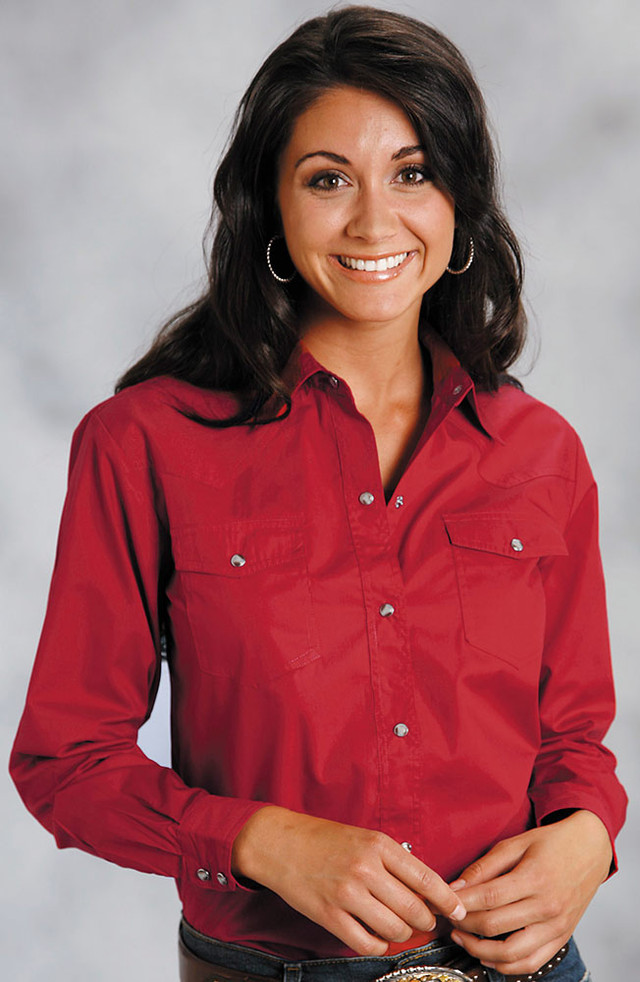 red women's dress shirt Red Women Blouse, Long Sleeve Collared Top, Women Button up Shirt,  Secretary Blouse, Office Wear for Women, Formal Blouse,plus Size Clothing